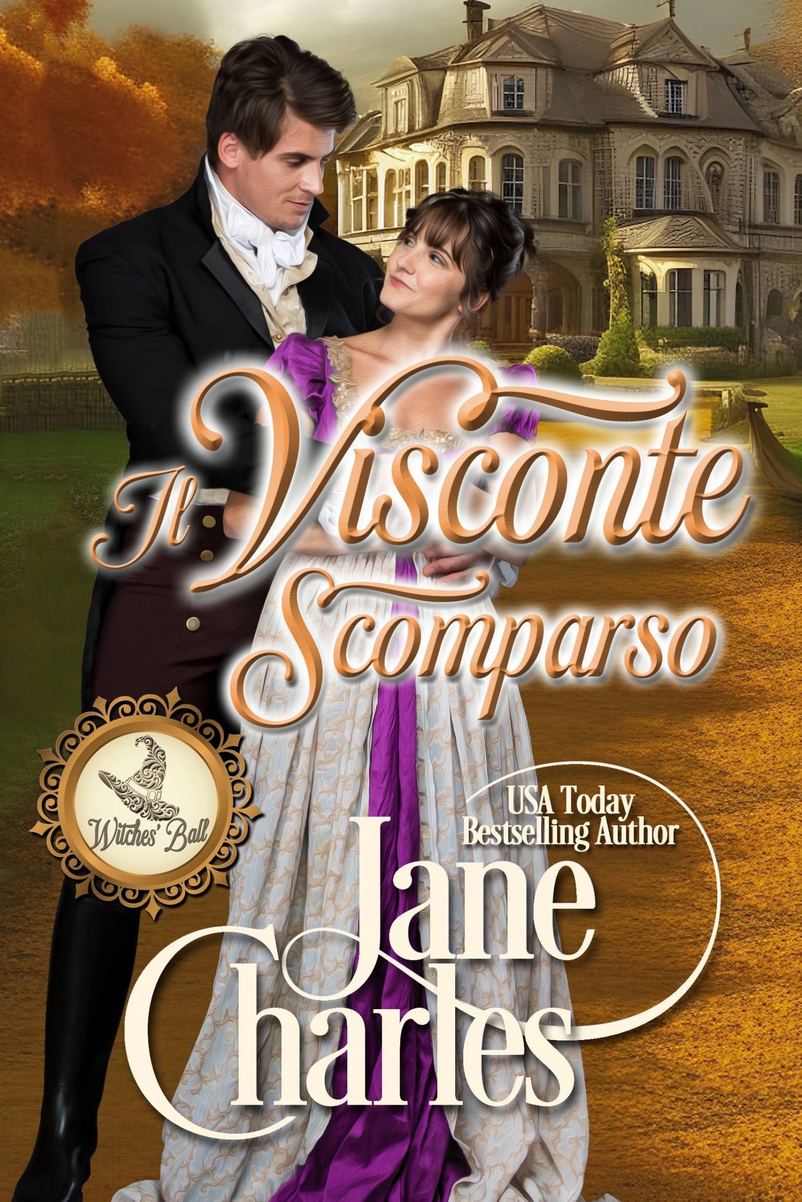 This image is the cover for the book Il Visconte Scomparso