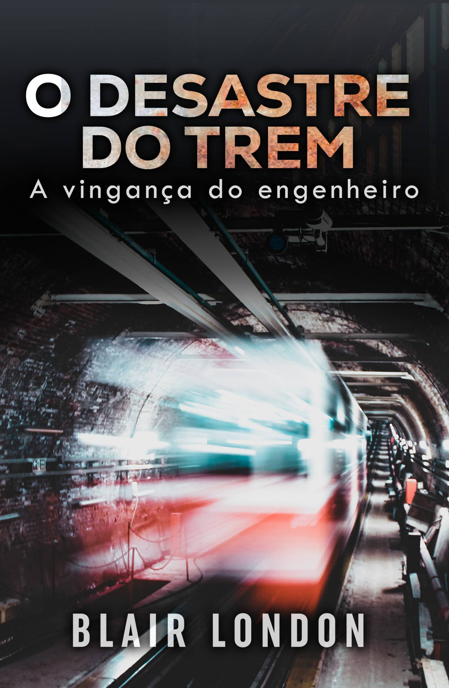 This image is the cover for the book O desastre do trem