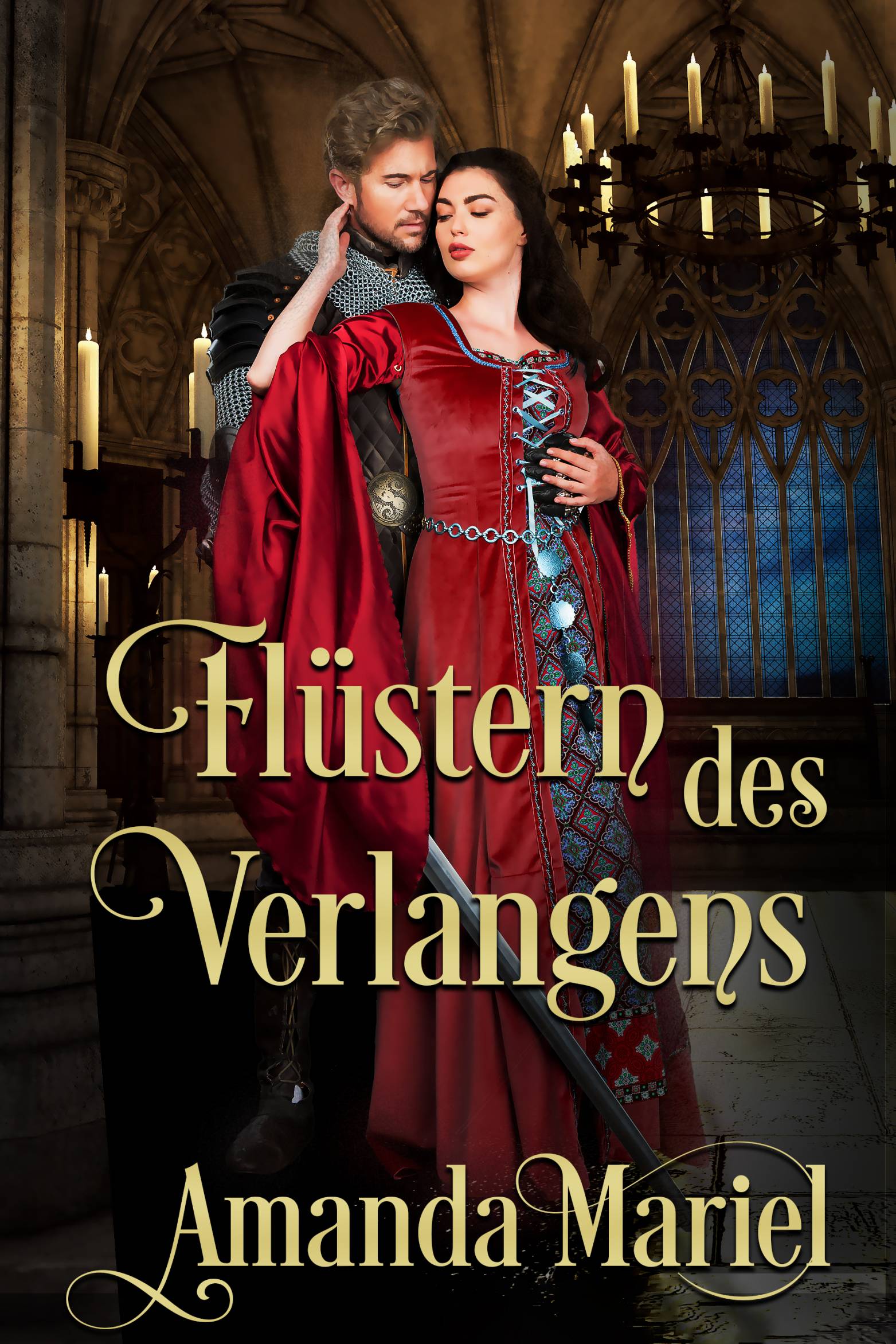 This image is the cover for the book Flüstern des Verlangens, Burgmärchen