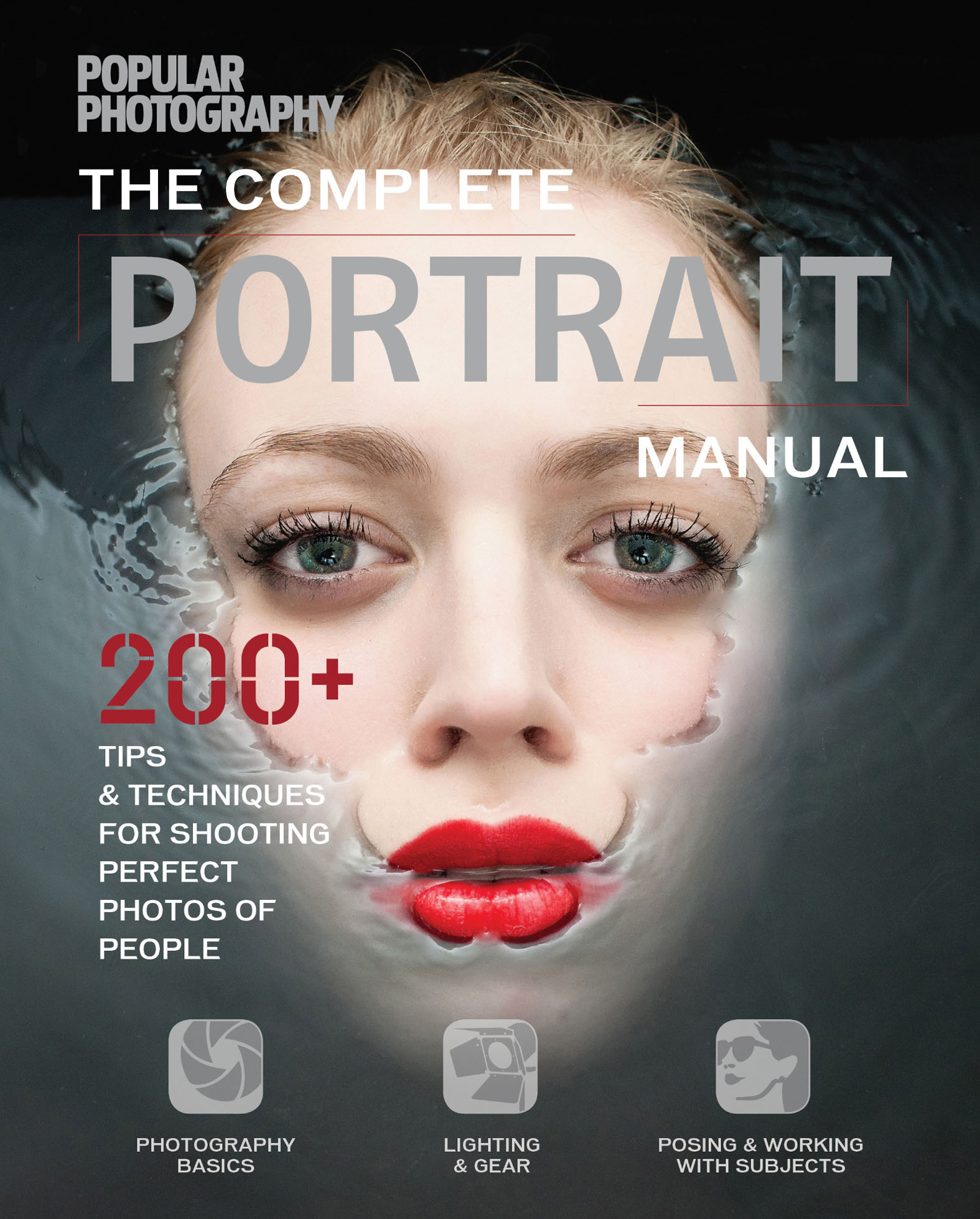 This image is the cover for the book Complete Portrait Manual, Popular Photography