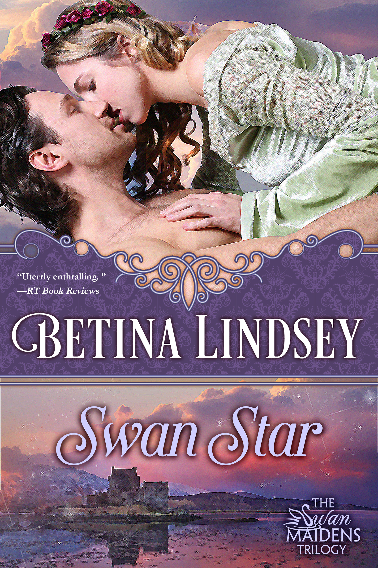 This image is the cover for the book Swan Star, The Swan Maidens Trilogy