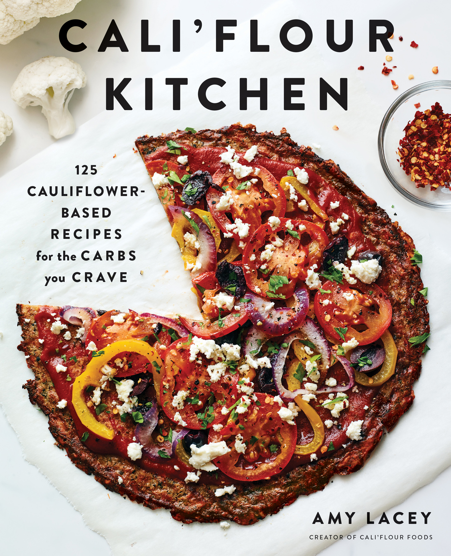 This image is the cover for the book Cali'flour Kitchen