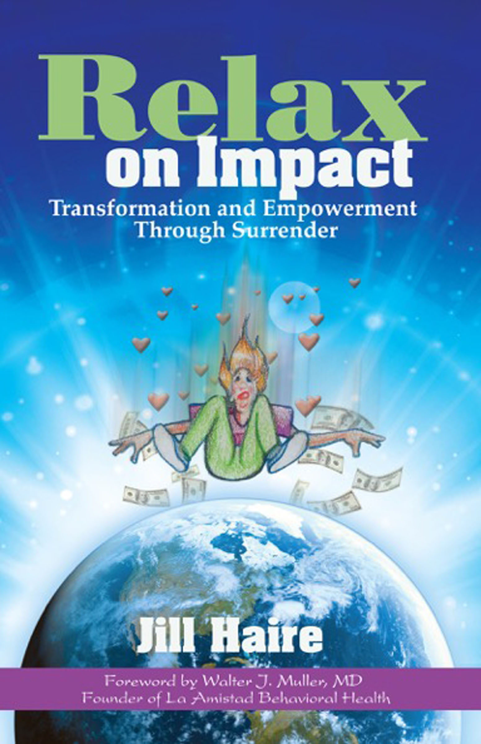 This image is the cover for the book Relax on Impact