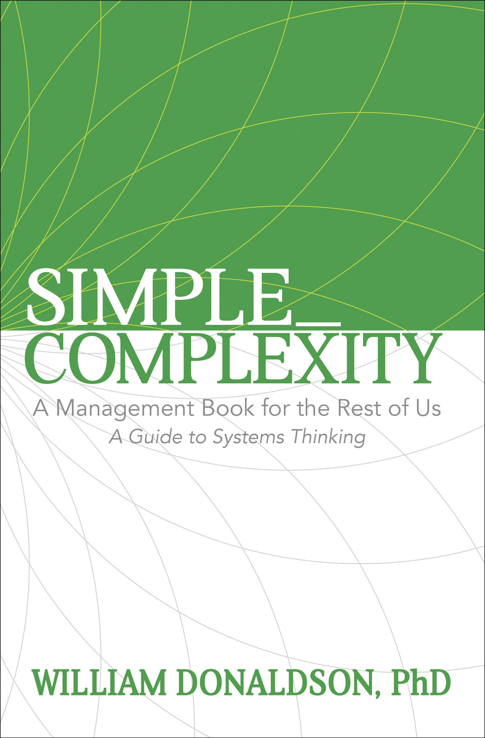 This image is the cover for the book Simple_Complexity