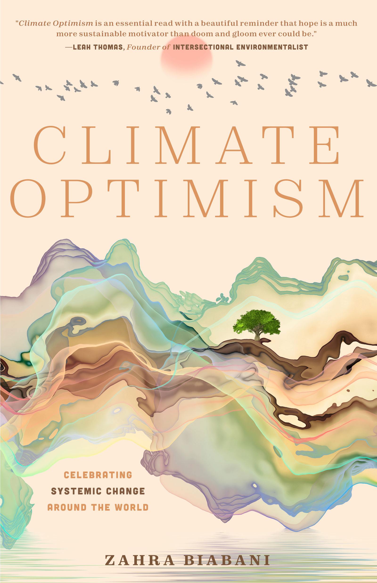 This image is the cover for the book Climate Optimism