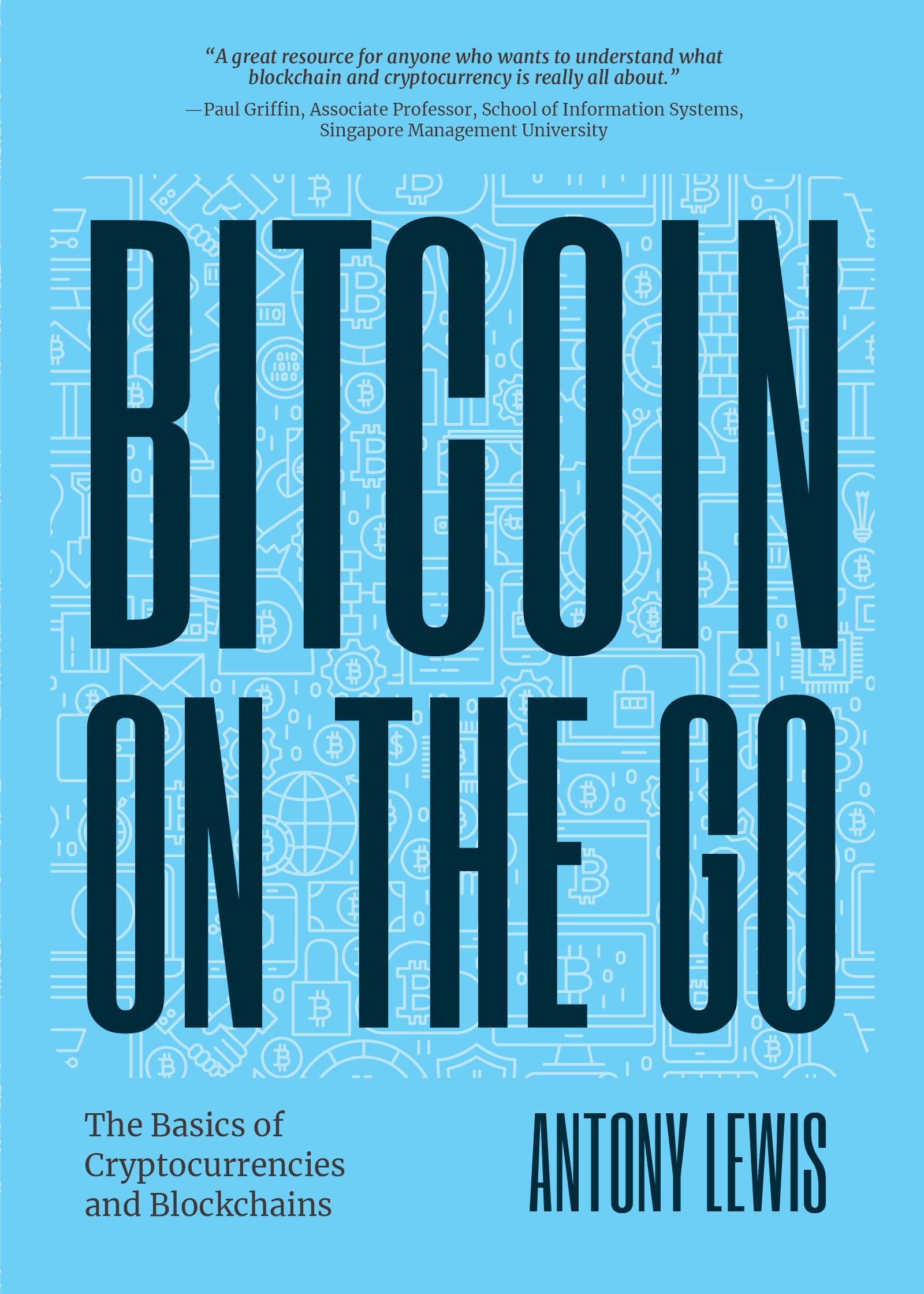 This image is the cover for the book Bitcoin on the Go