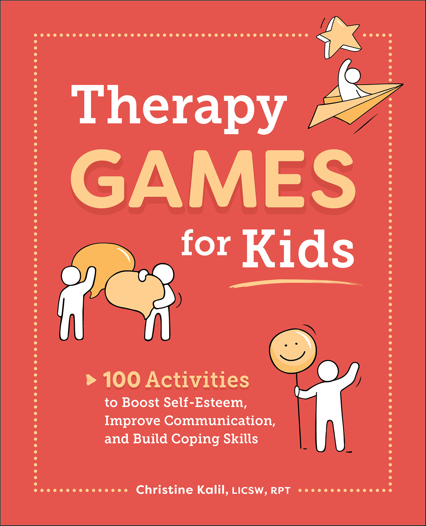 This image is the cover for the book Therapy Games for Kids
