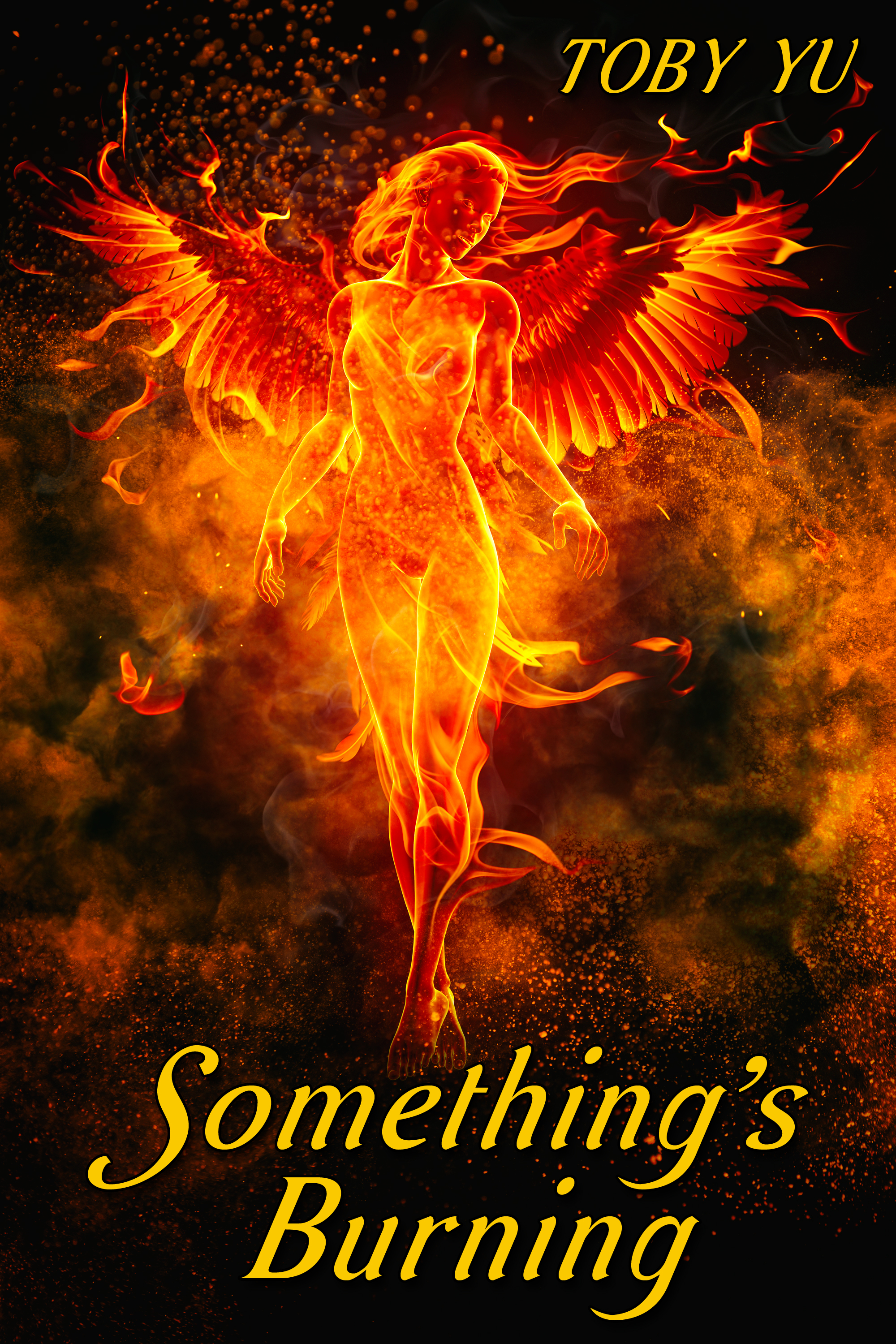 This image is the cover for the book Something's Burning