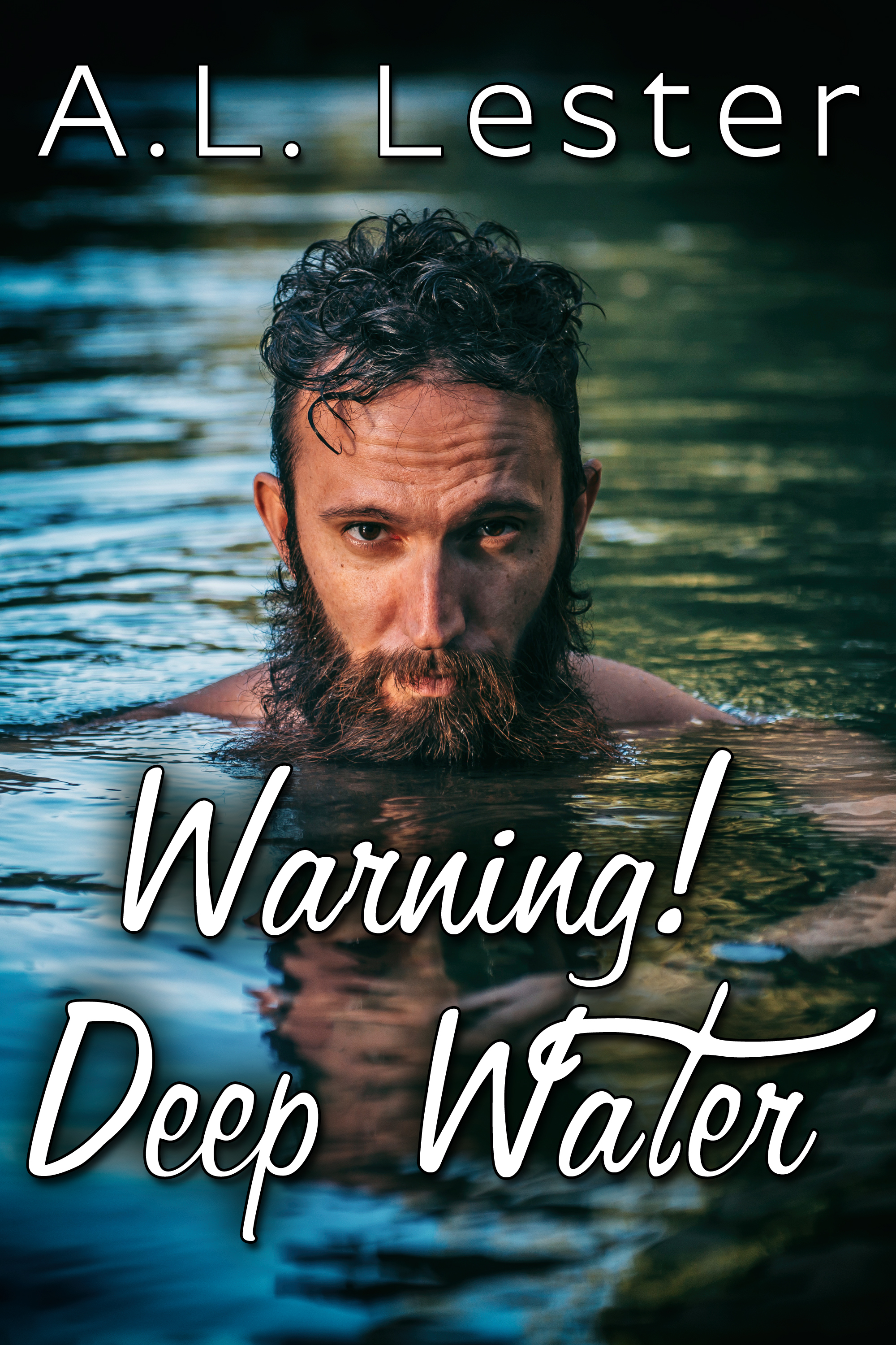 This image is the cover for the book Warning! Deep Water