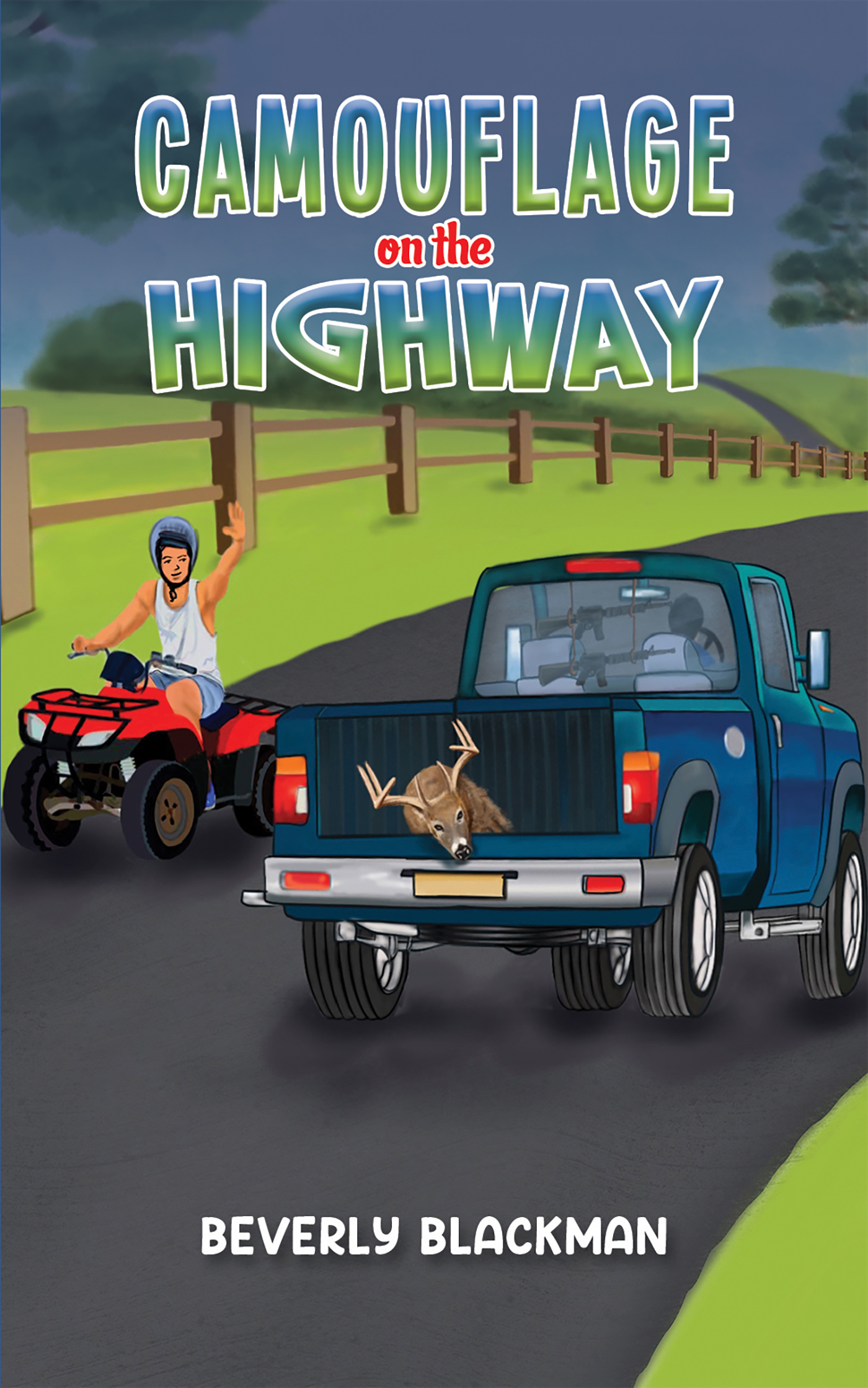 This image is the cover for the book Camouflage on the Highway