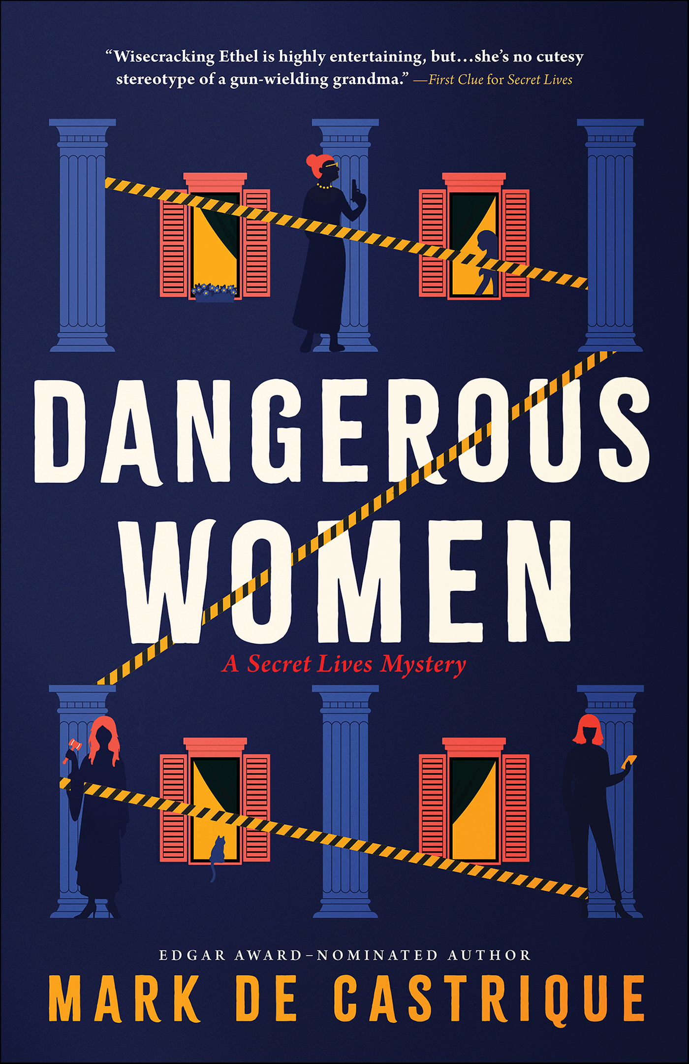 This image is the cover for the book Dangerous Women, Secret Lives