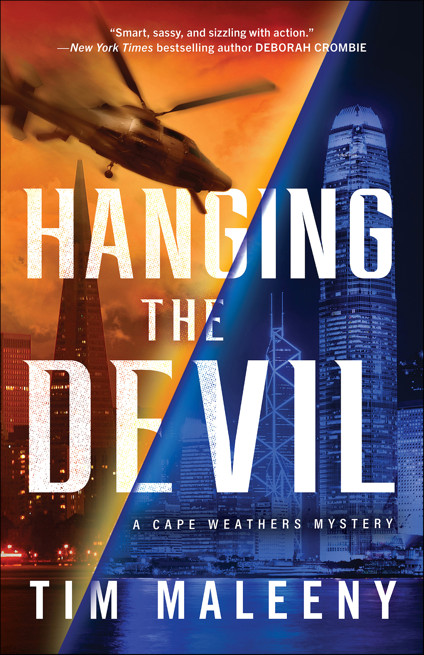 This image is the cover for the book Hanging the Devil, Cape Weathers Mysteries