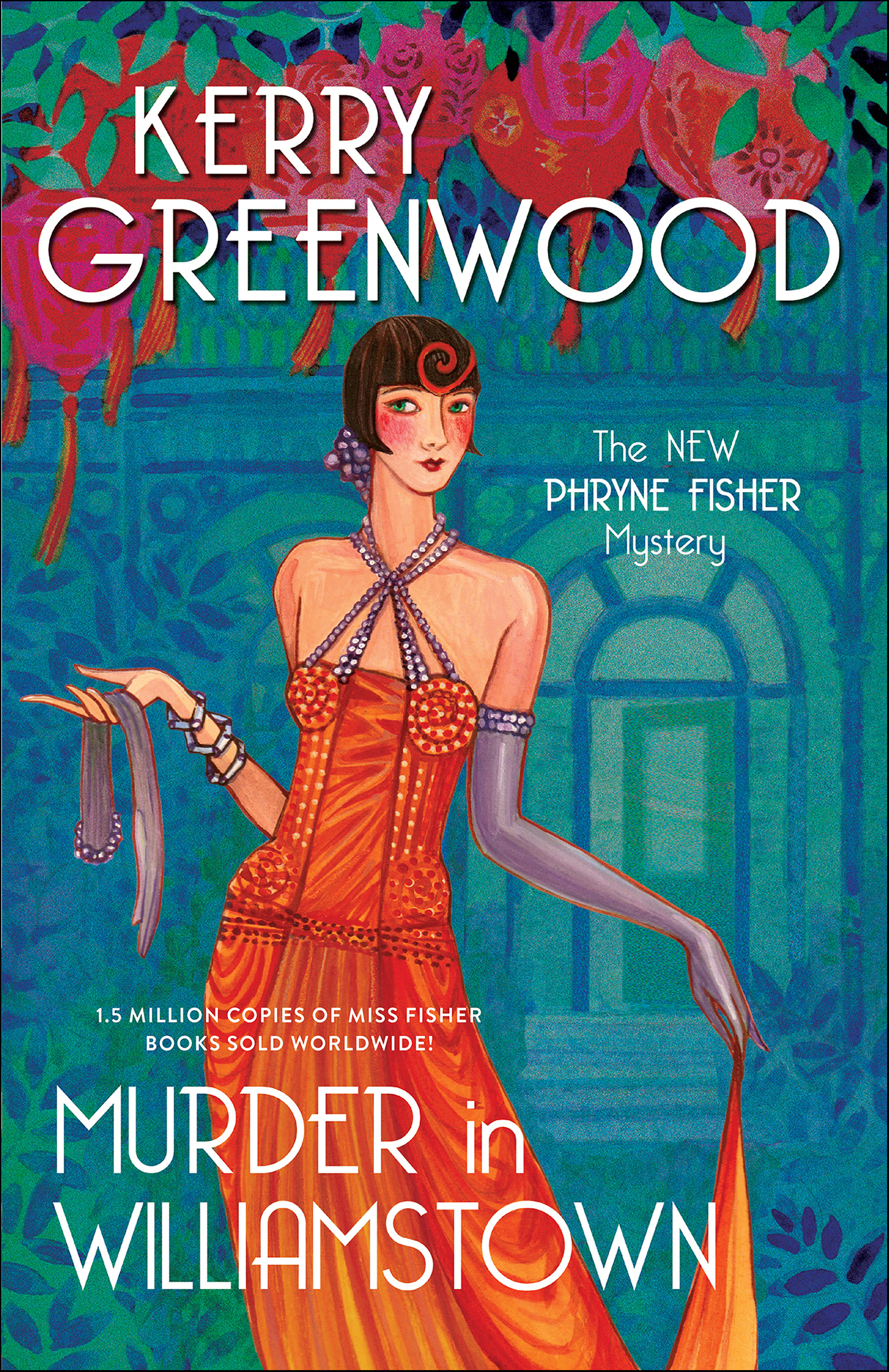 This image is the cover for the book Murder in Williamstown, Phryne Fisher Mysteries