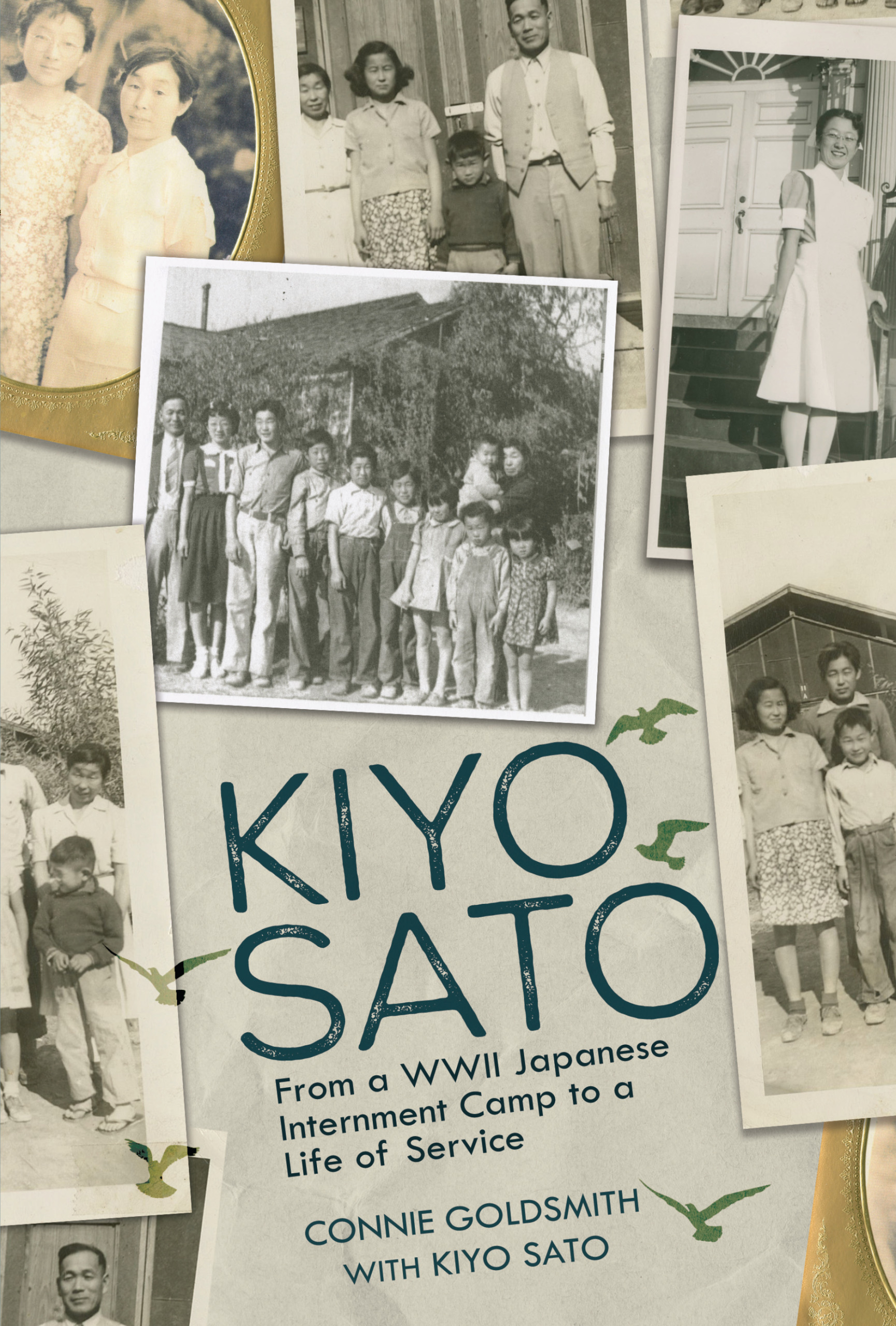 This image is the cover for the book Kiyo Sato