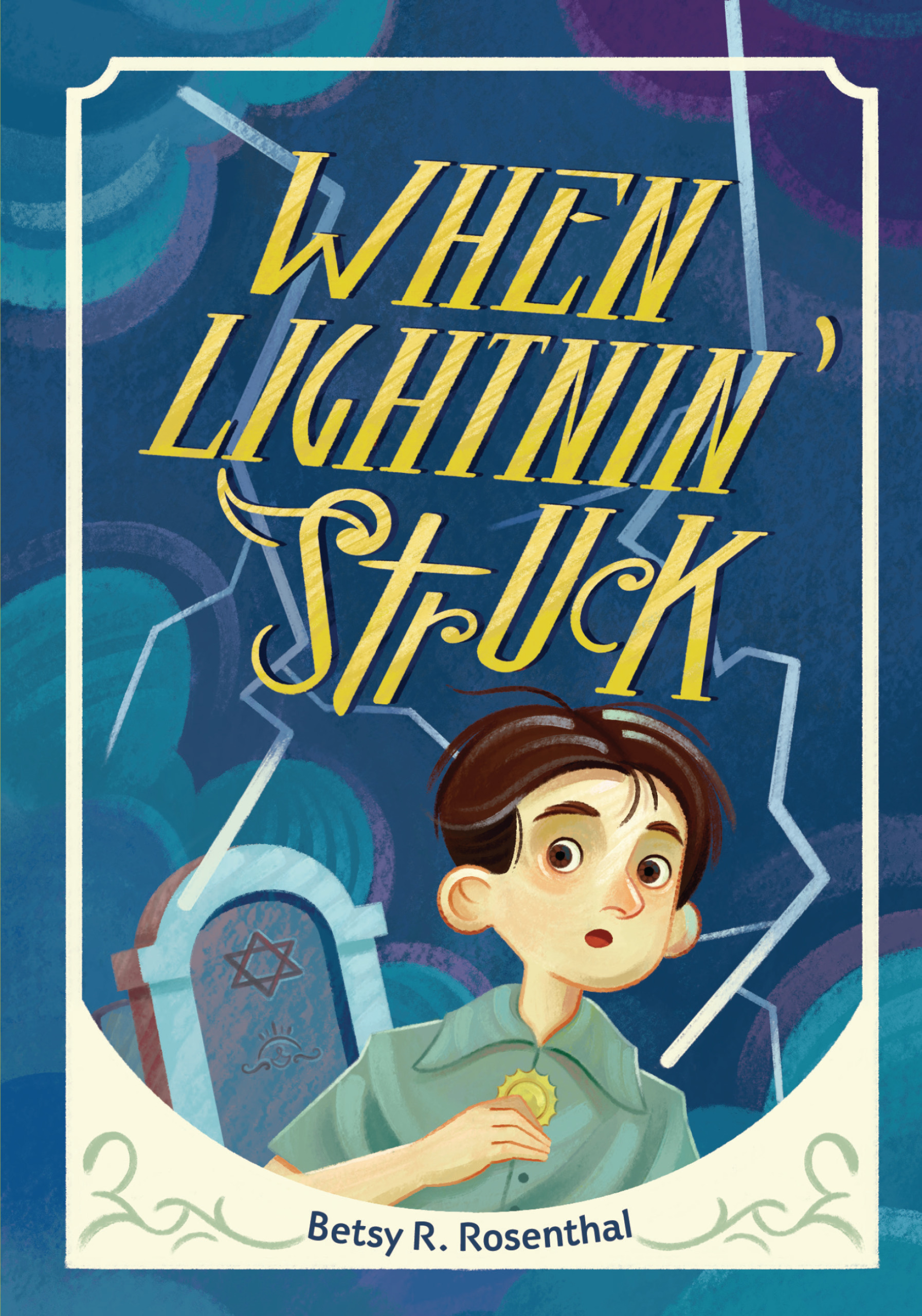 This image is the cover for the book When Lightnin' Struck