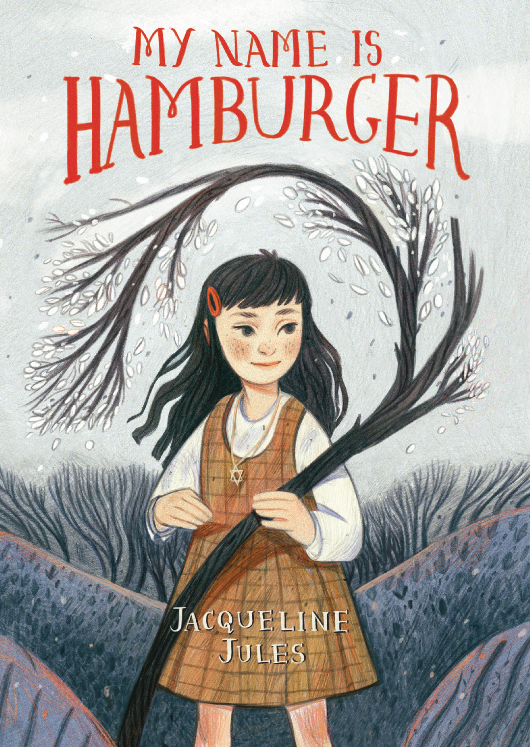 This image is the cover for the book My Name Is Hamburger