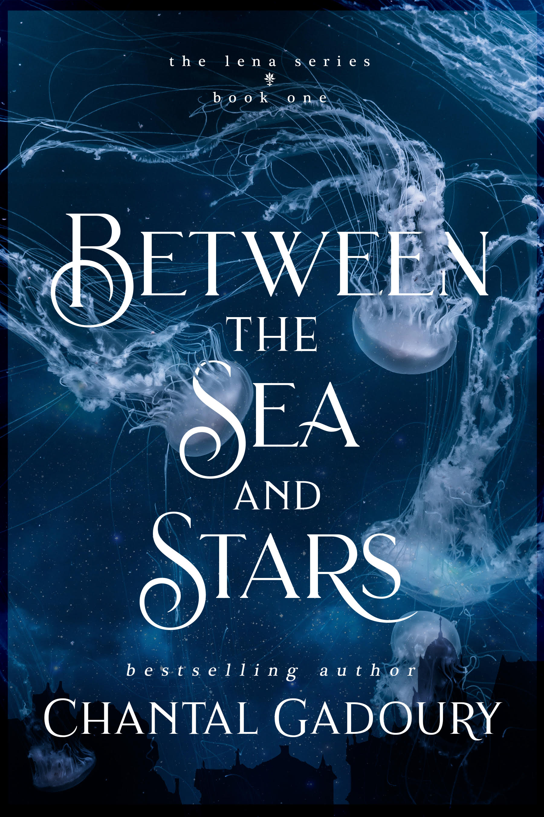 This image is the cover for the book Between the Sea and Stars, The Lena Duology