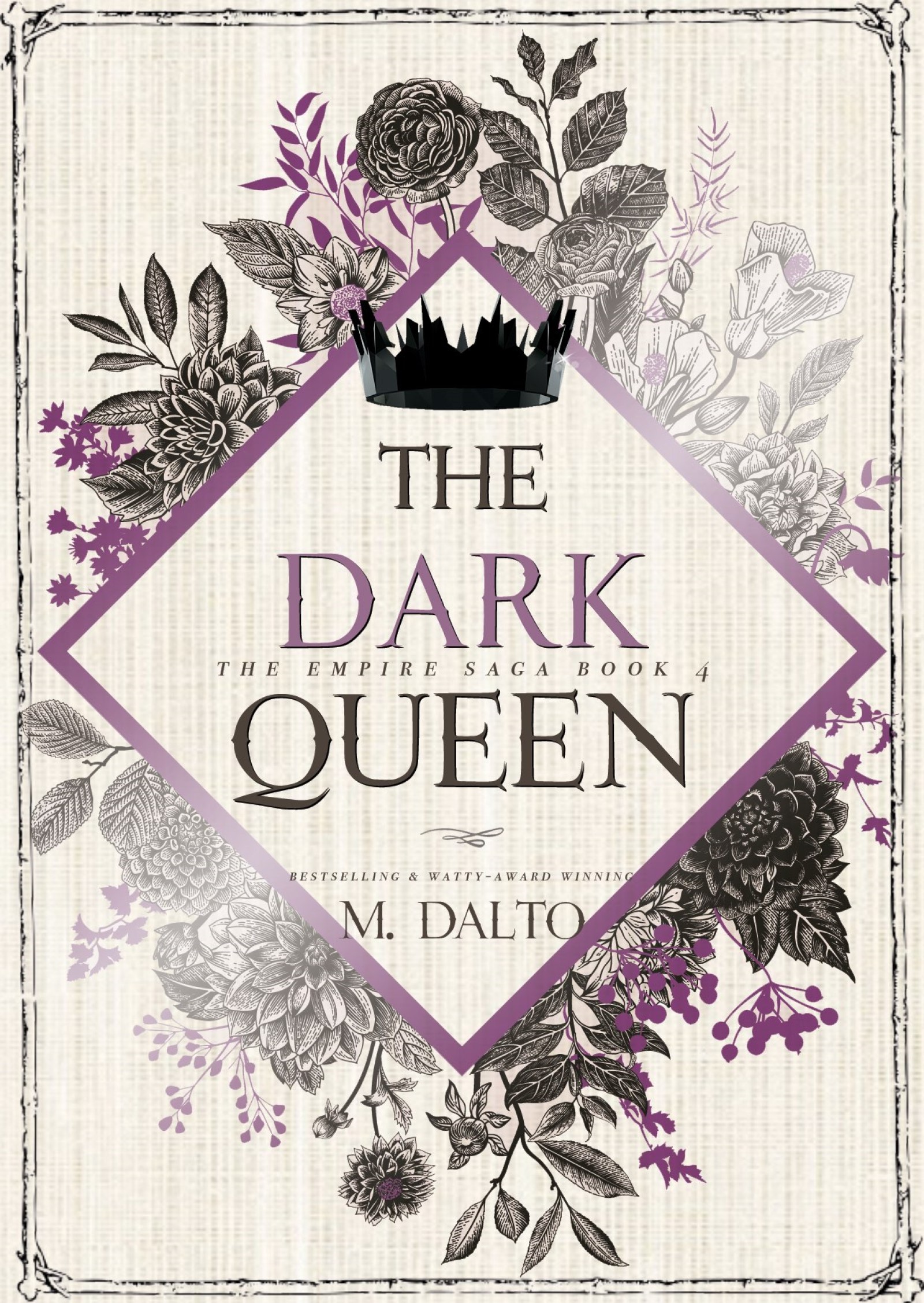 This image is the cover for the book The Dark Queen, The Empire Saga