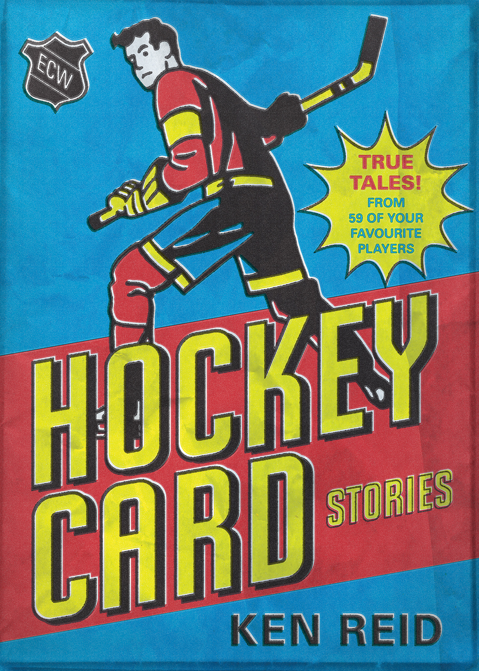 This image is the cover for the book Hockey Card Stories, Hockey Card Stories