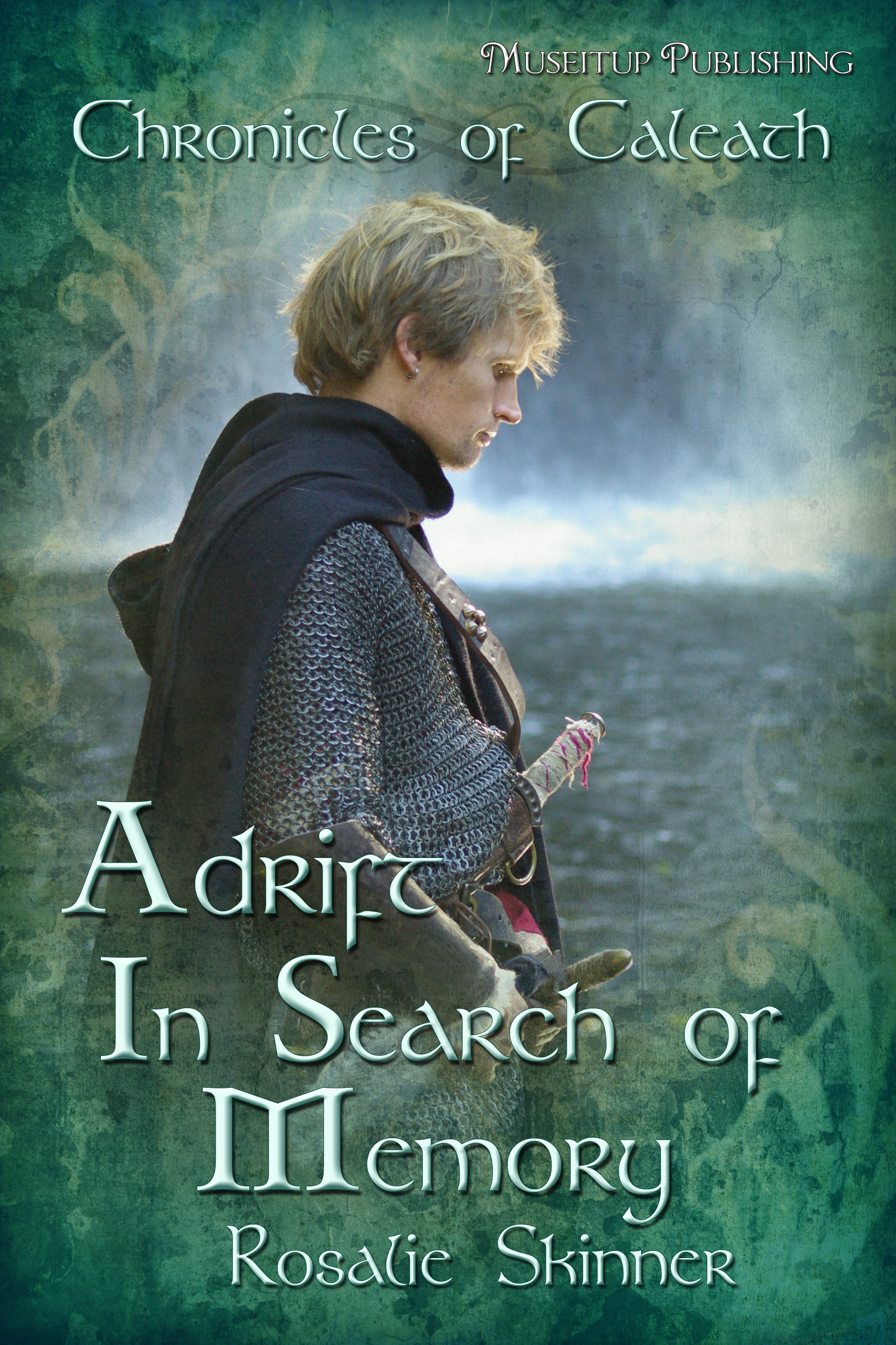 This image is the cover for the book Adrift: In Search of Memory, The Chronicles of Caleath