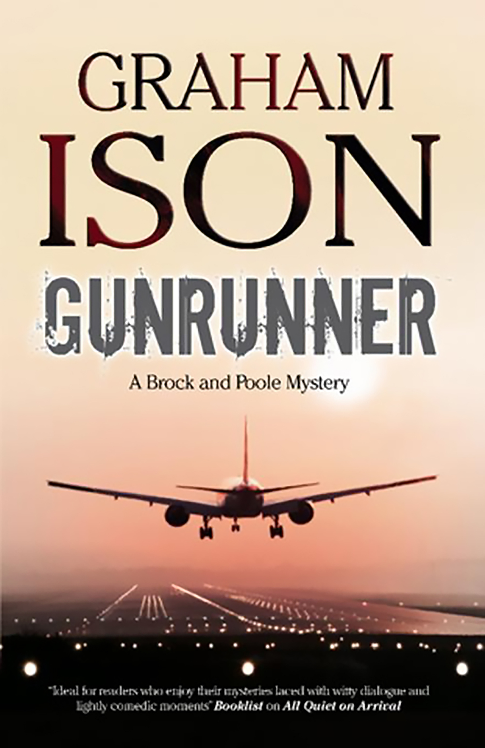 This image is the cover for the book Gunrunner, The Brock and Poole Mysteries