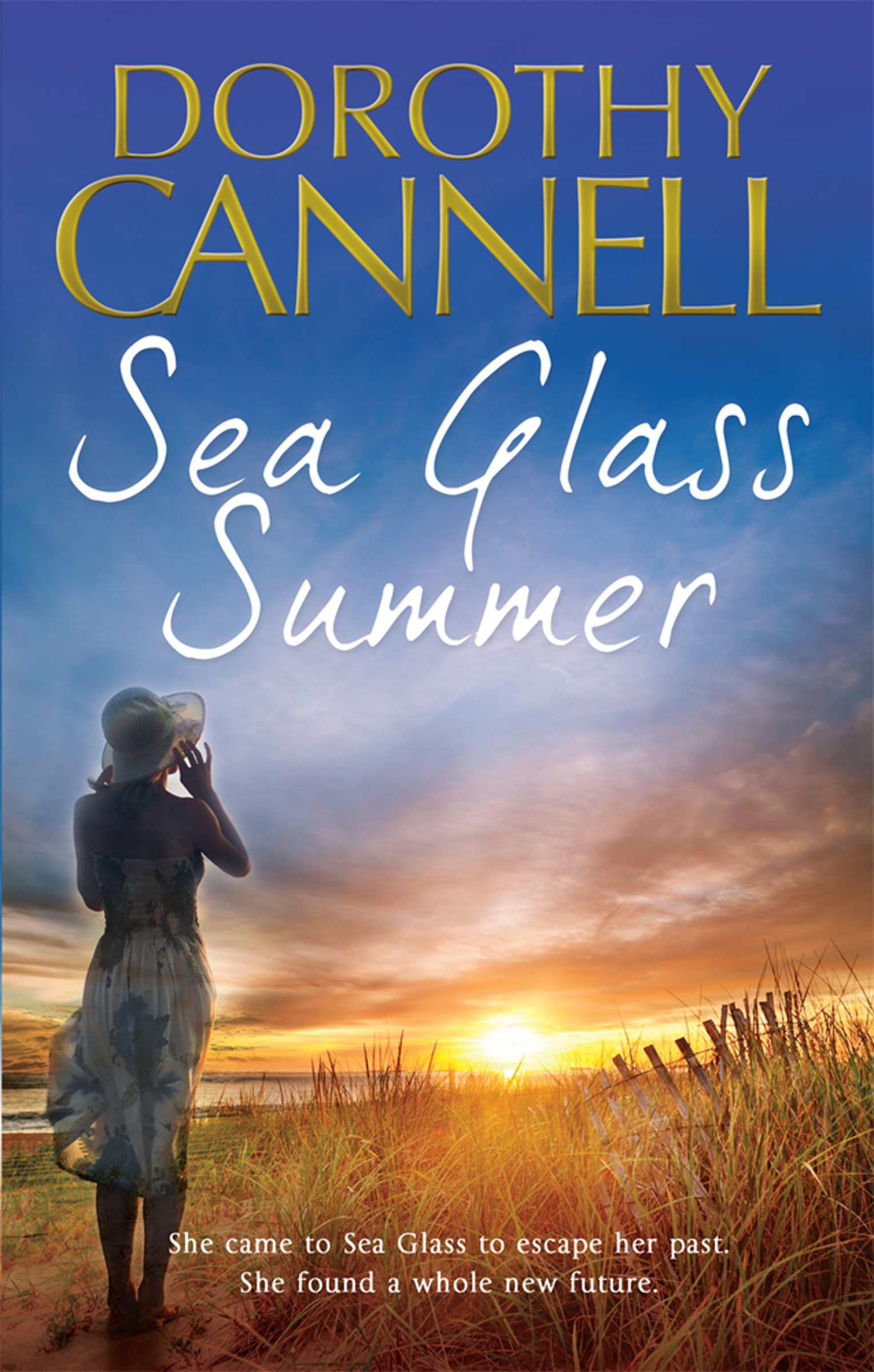This image is the cover for the book Sea Glass Summer