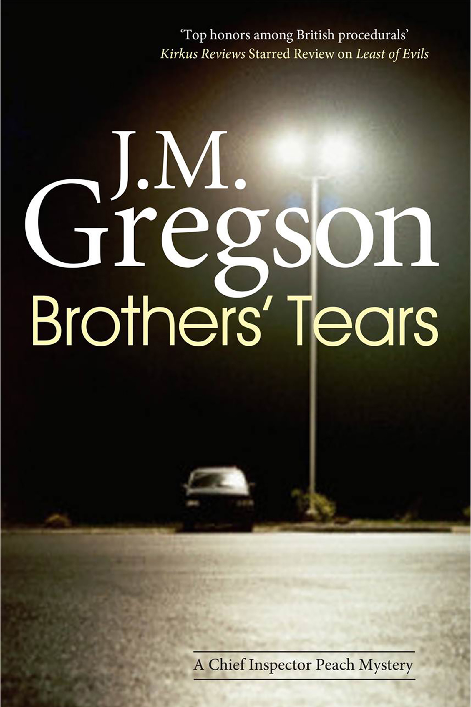 This image is the cover for the book Brothers' Tears, The Chief Inspector Peach Mysteries