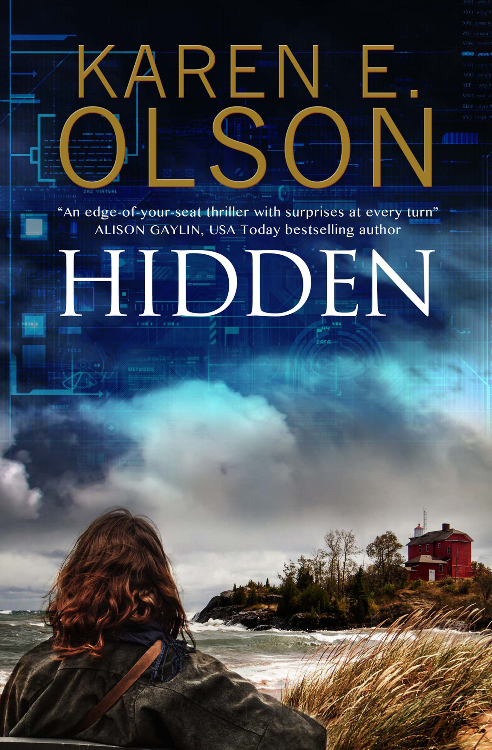 This image is the cover for the book Hidden, The Black Hat Thrillers