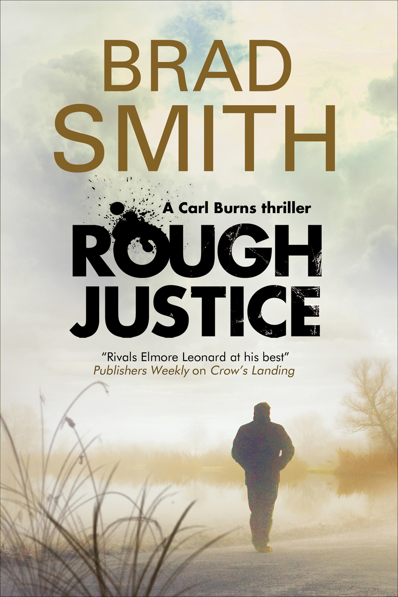 This image is the cover for the book Rough Justice, The Carl Burns Thrillers