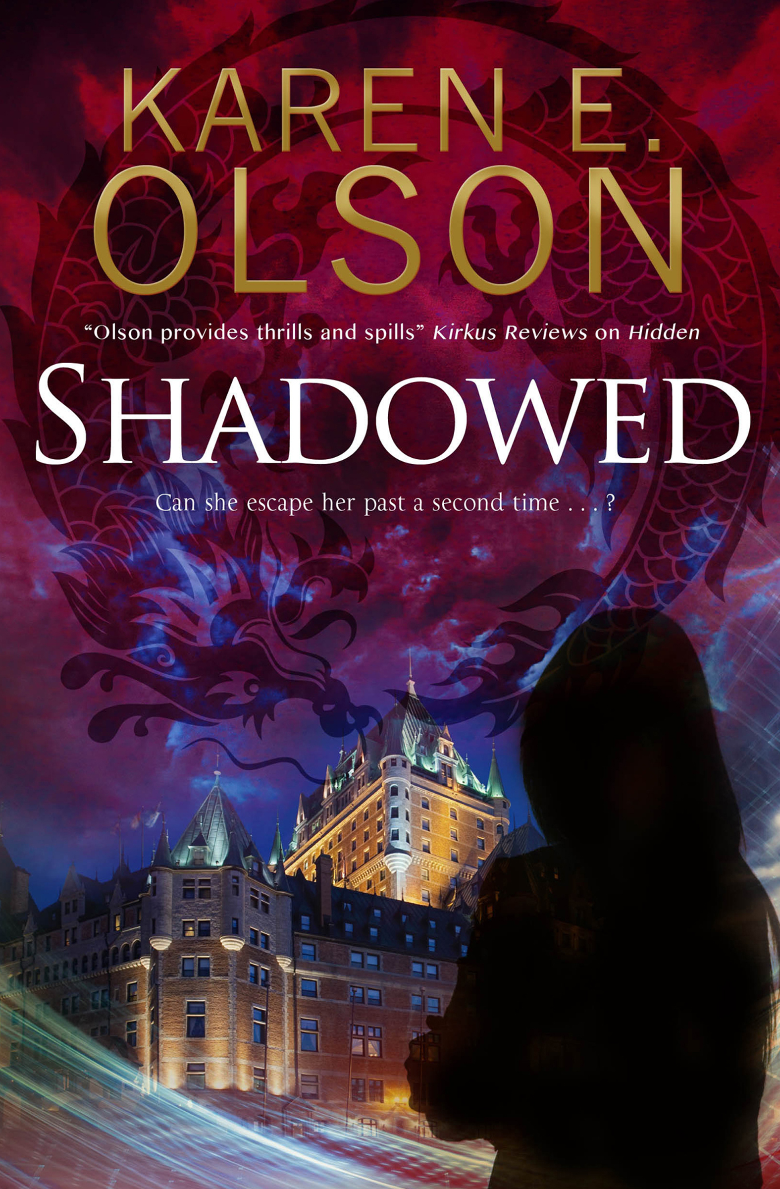 This image is the cover for the book Shadowed, The Black Hat Thrillers
