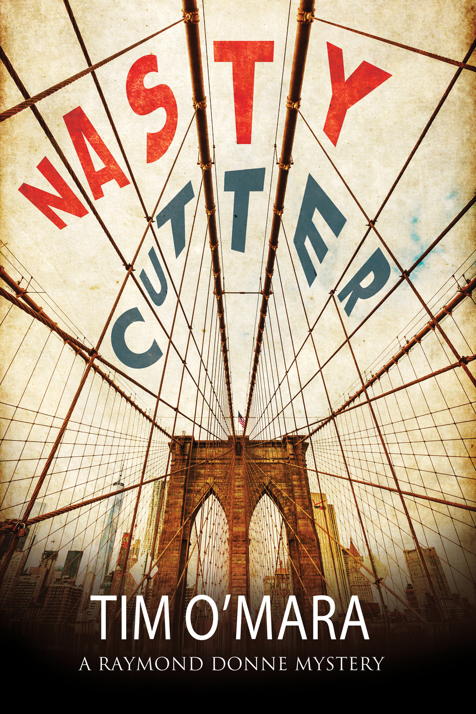 This image is the cover for the book Nasty Cutter, The Raymond Donne Mysteries
