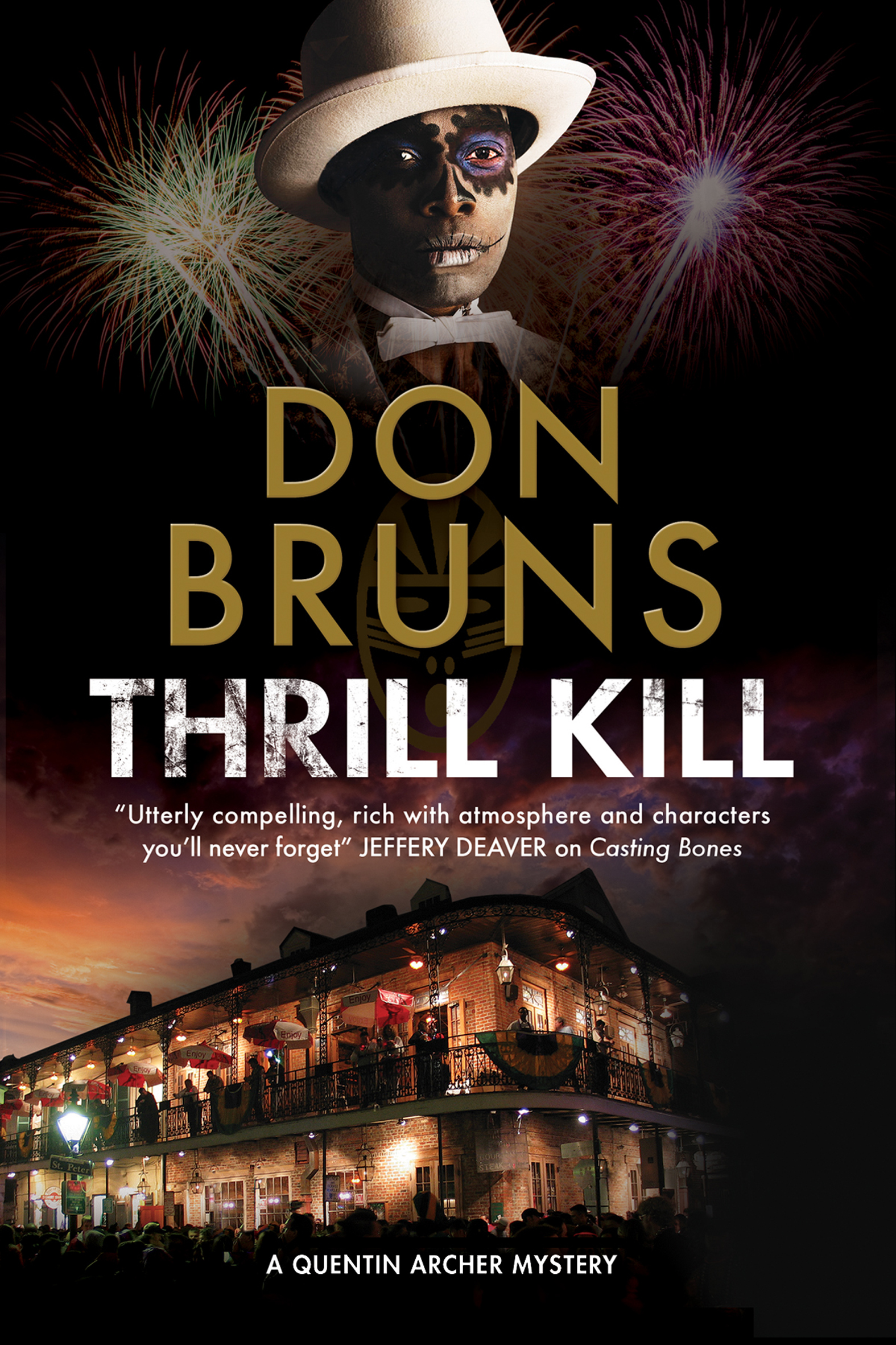 This image is the cover for the book Thrill Kill, The Quentin Archer Mysteries