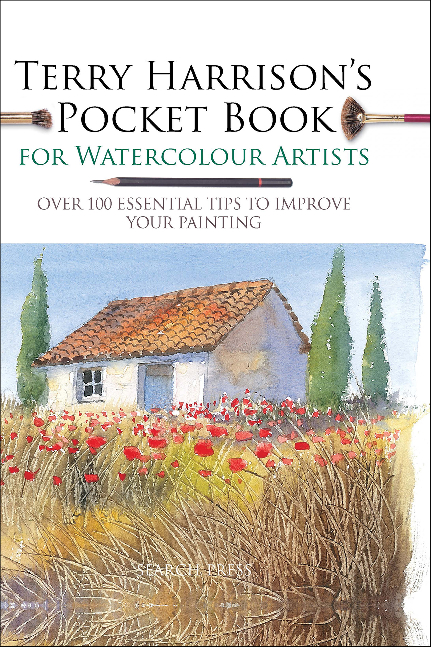 This image is the cover for the book Terry Harrison’s Pocket Book for Watercolour Artists