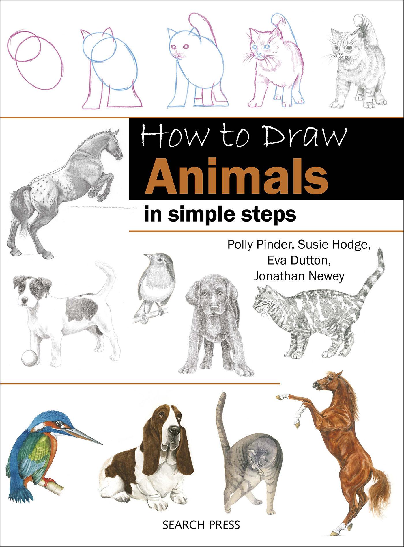 This image is the cover for the book How to Draw: Animals