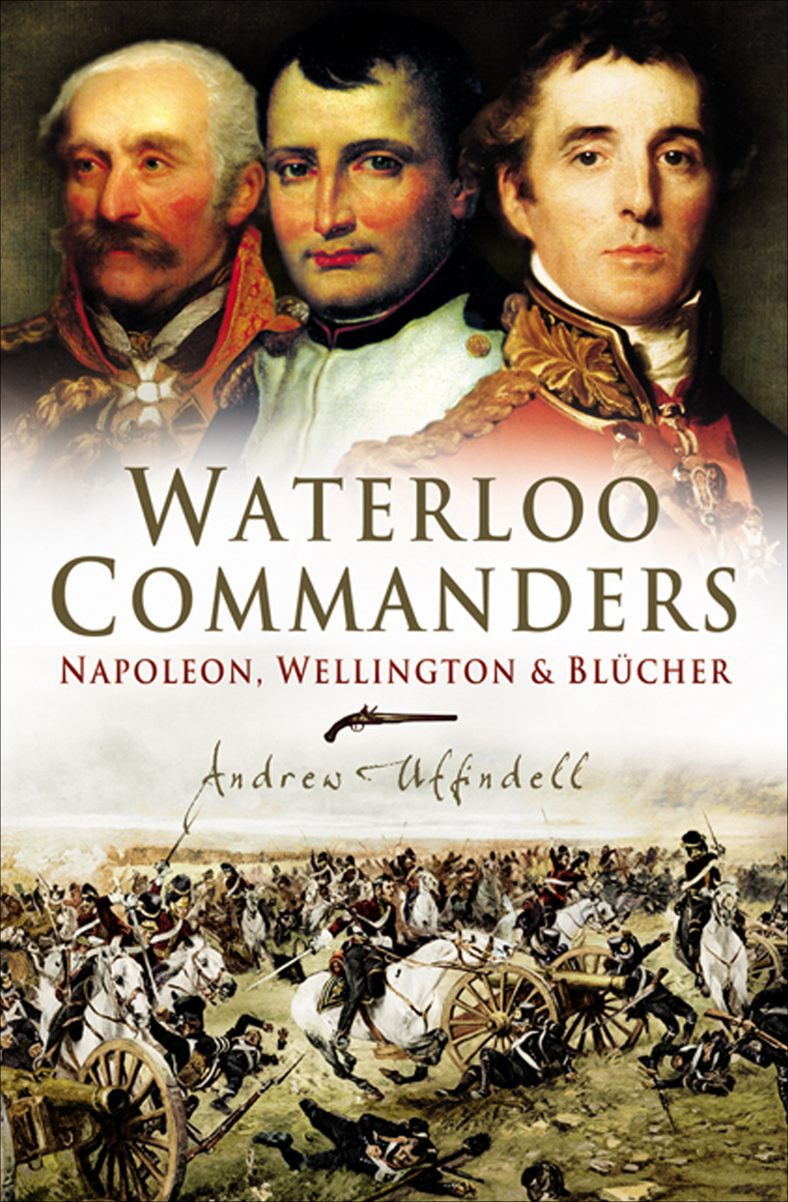 This image is the cover for the book Waterloo Commanders