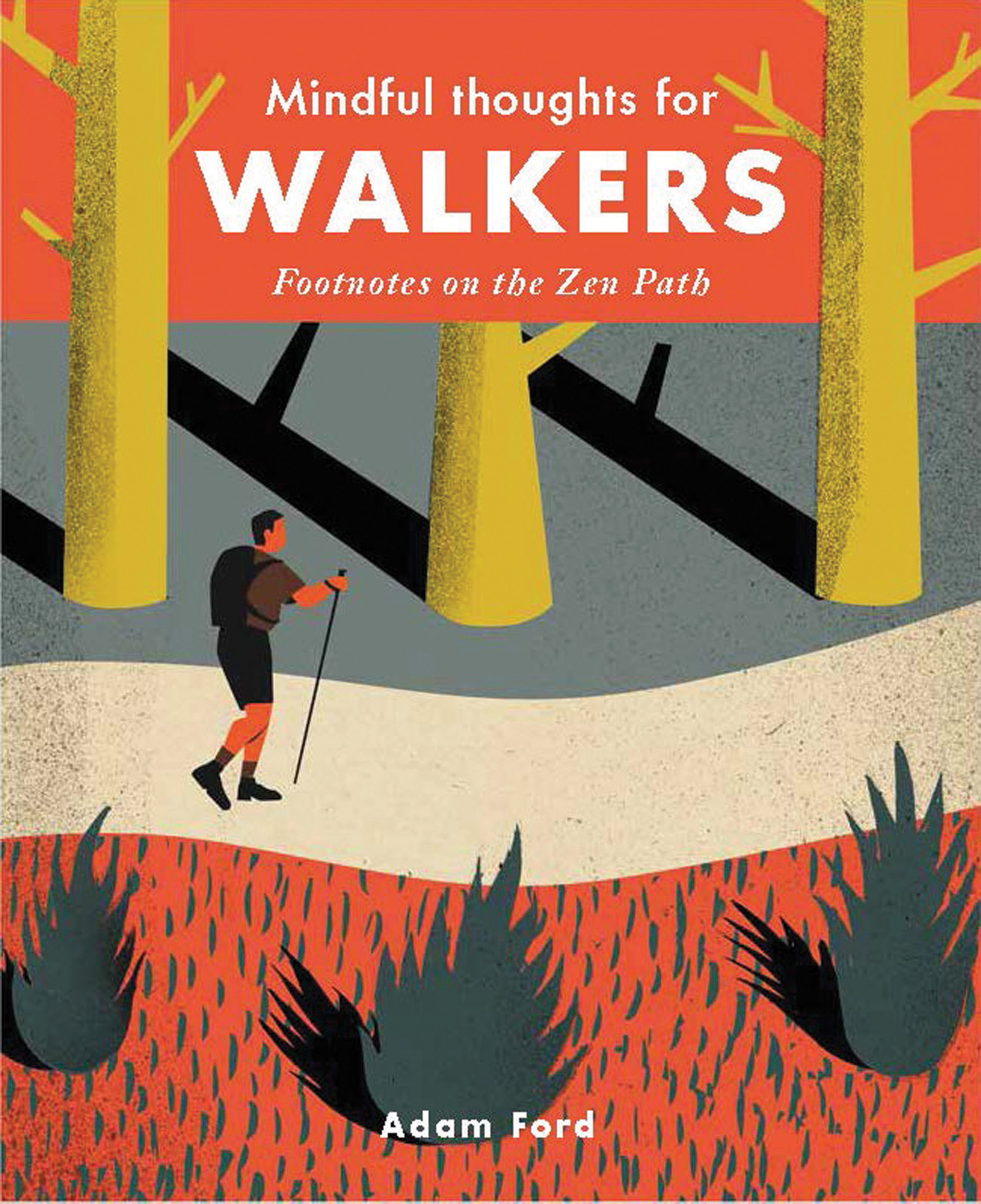 This image is the cover for the book Mindful Thoughts for Walkers