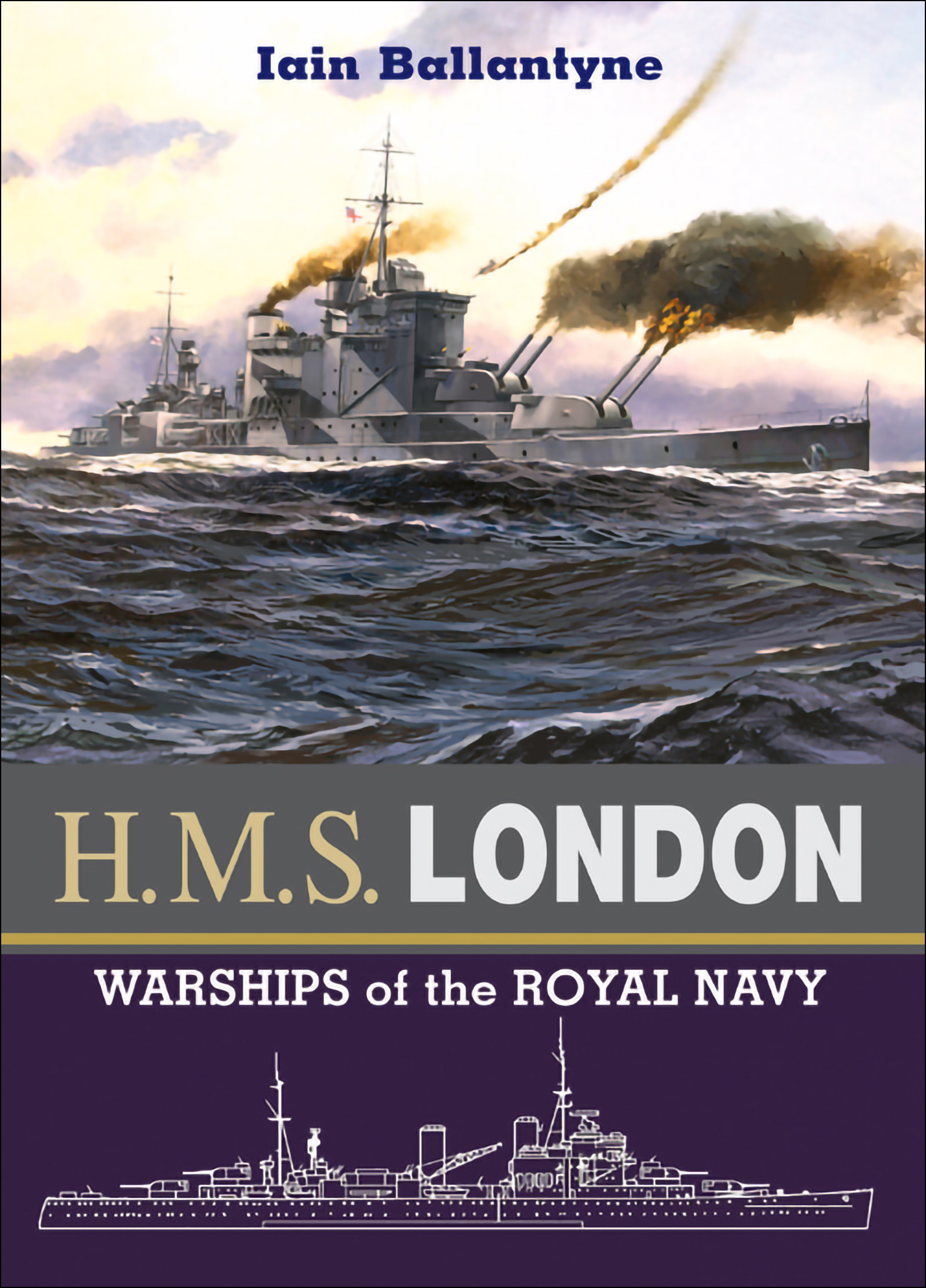 This image is the cover for the book HMS London