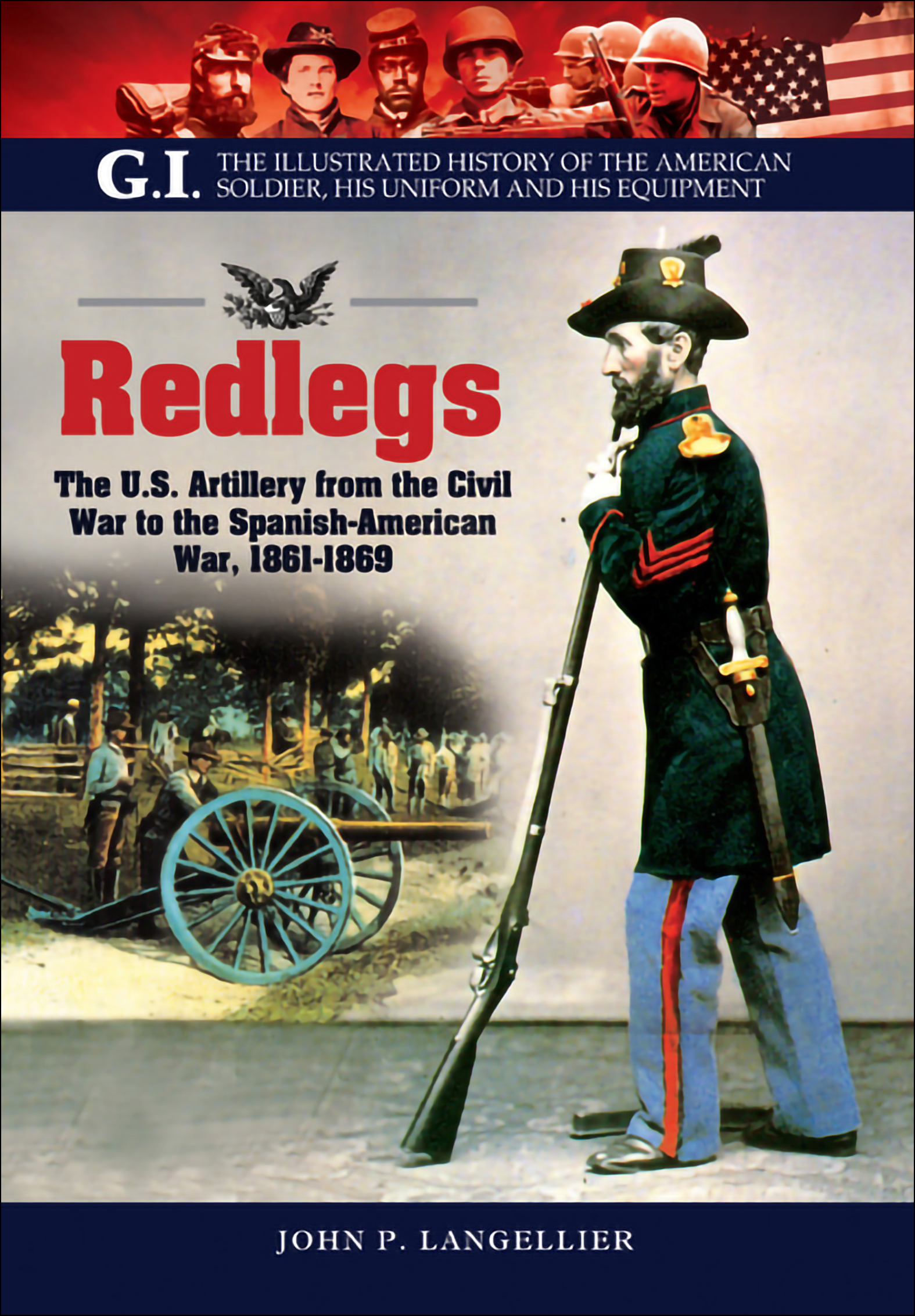 This image is the cover for the book Redlegs, G.I.