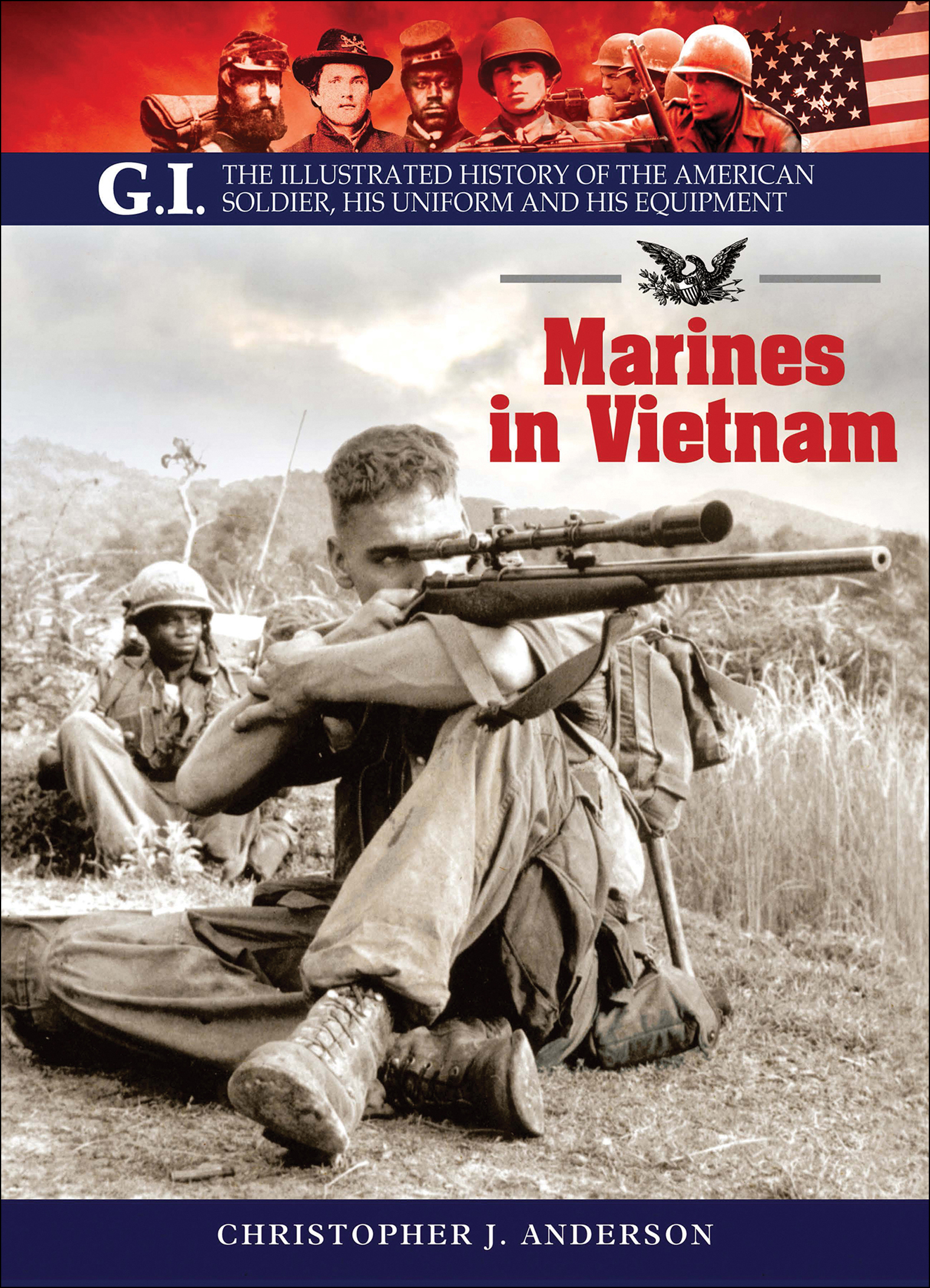 This image is the cover for the book Marines in Vietnam, G.I.