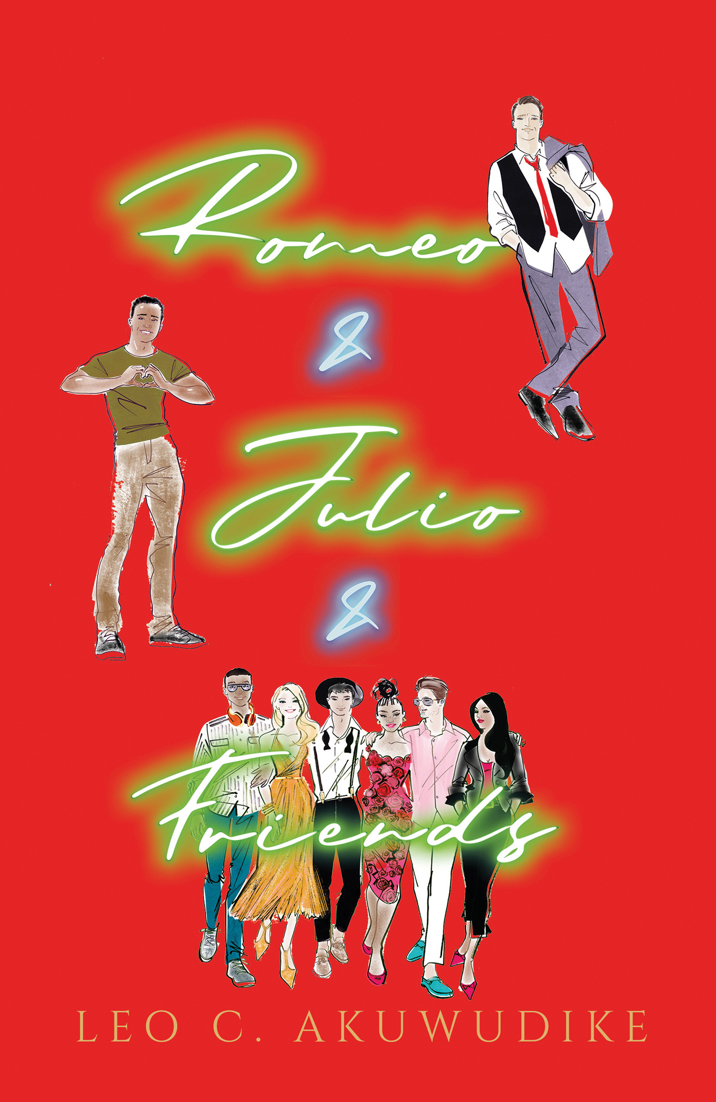 This image is the cover for the book Romeo & Julio & Friends