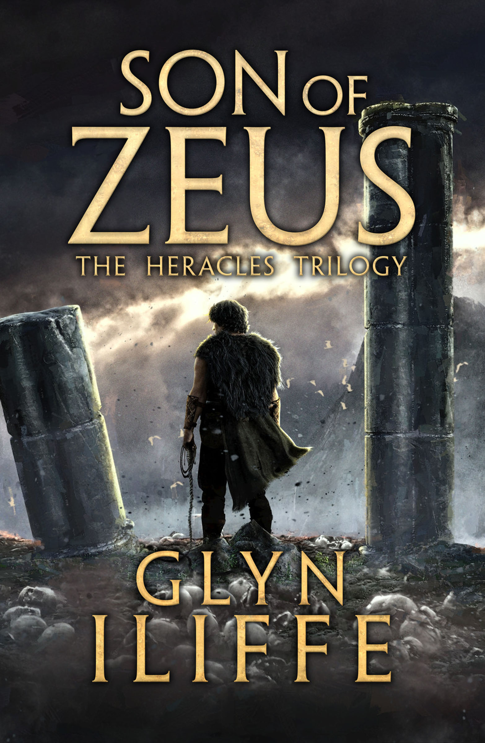 This image is the cover for the book Son of Zeus, The Heracles Trilogy