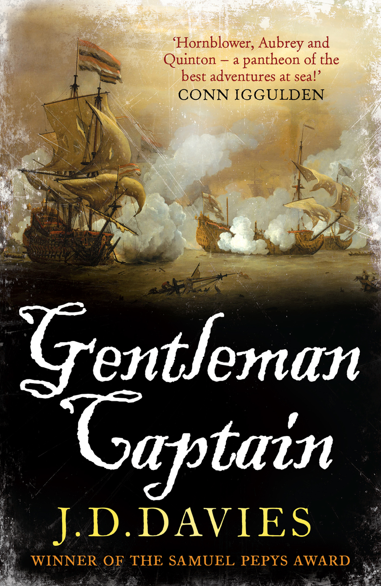 This image is the cover for the book Gentleman Captain, The Matthew Quinton Journals