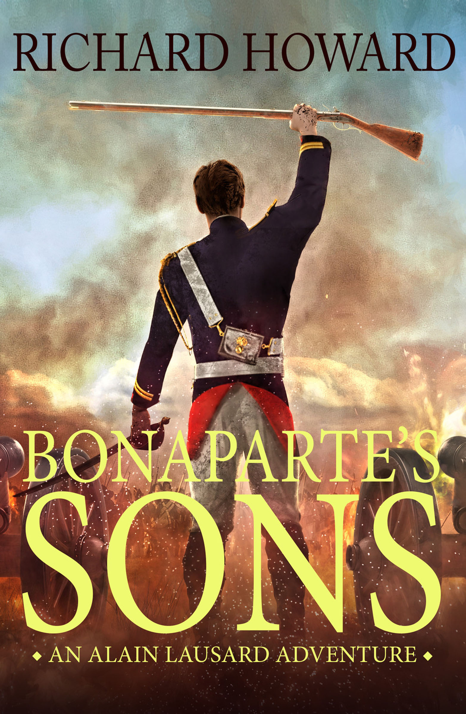 This image is the cover for the book Bonaparte's Sons, The Alain Lausard Adventures