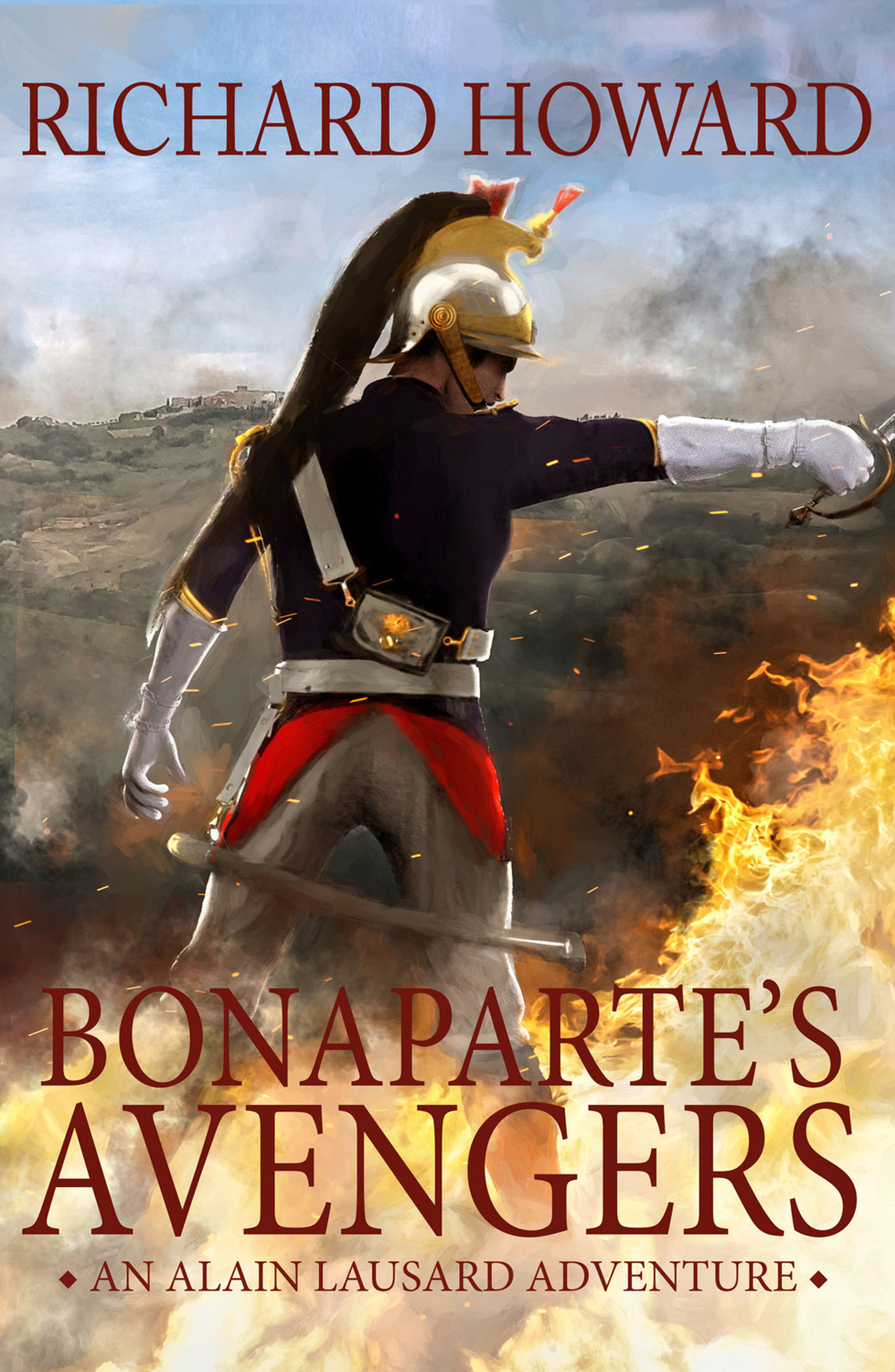 This image is the cover for the book Bonaparte's Avengers, The Alain Lausard Adventures