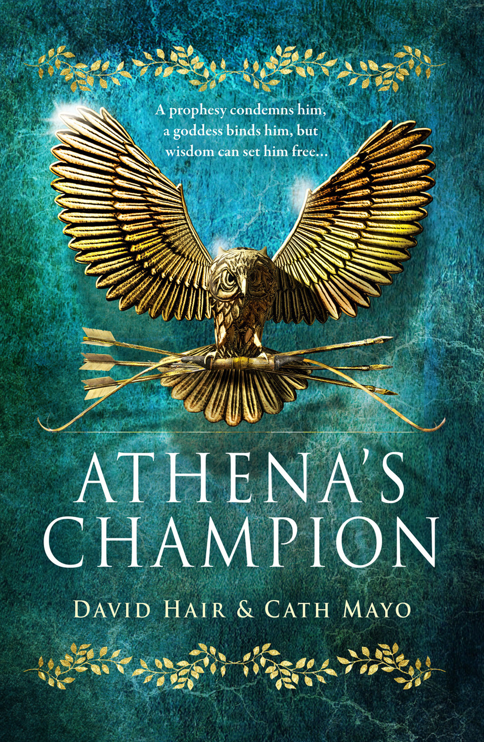 This image is the cover for the book Athena's Champion, Olympus Trilogy