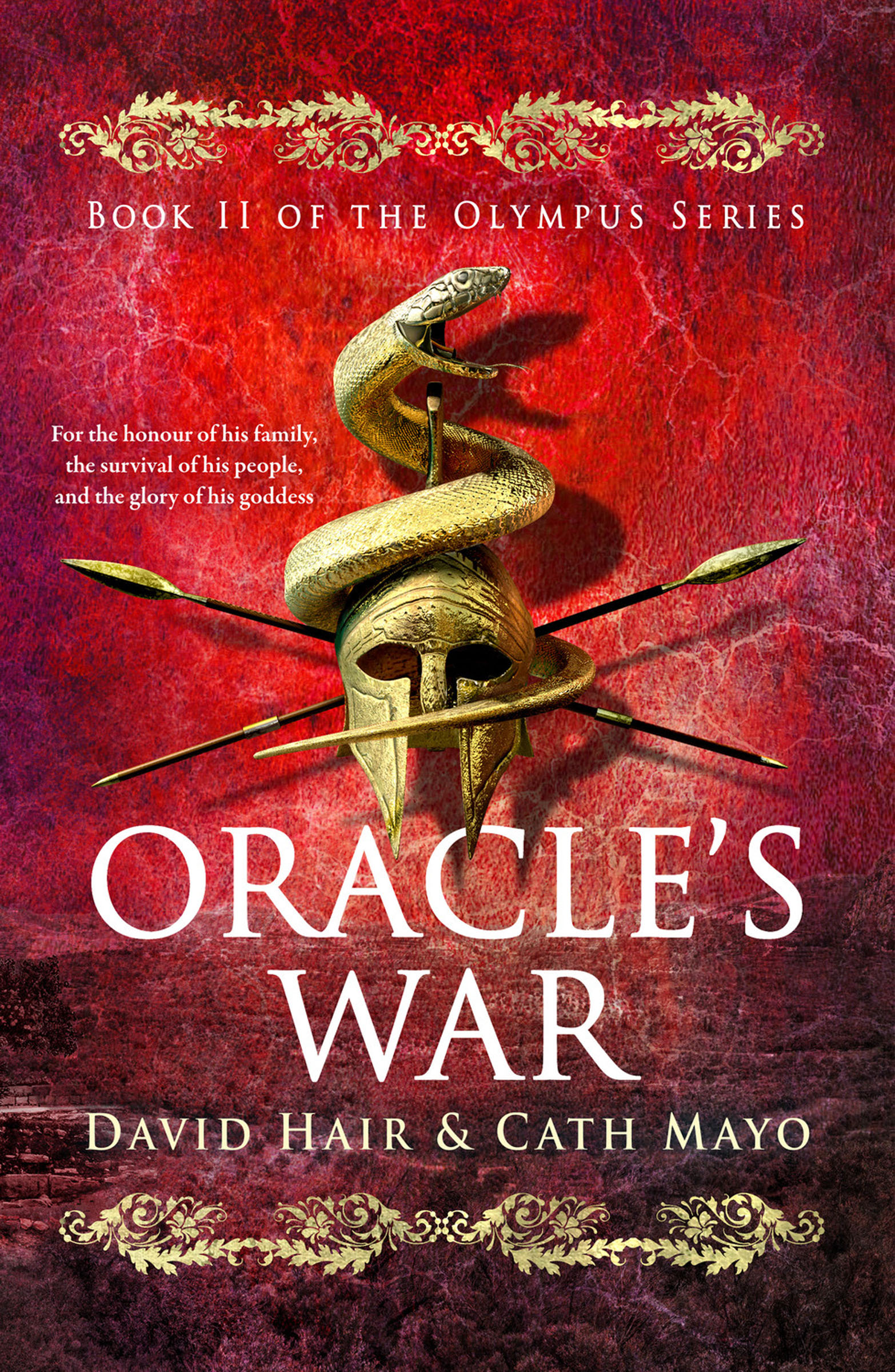 This image is the cover for the book Oracle's War, Olympus Trilogy