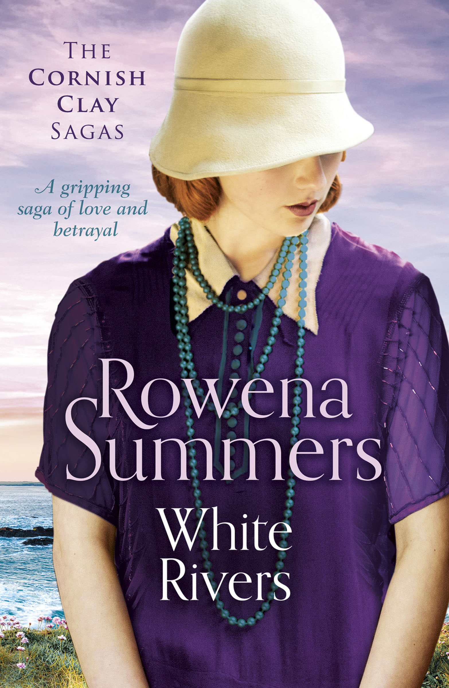 This image is the cover for the book White Rivers, The Cornish Clay Sagas