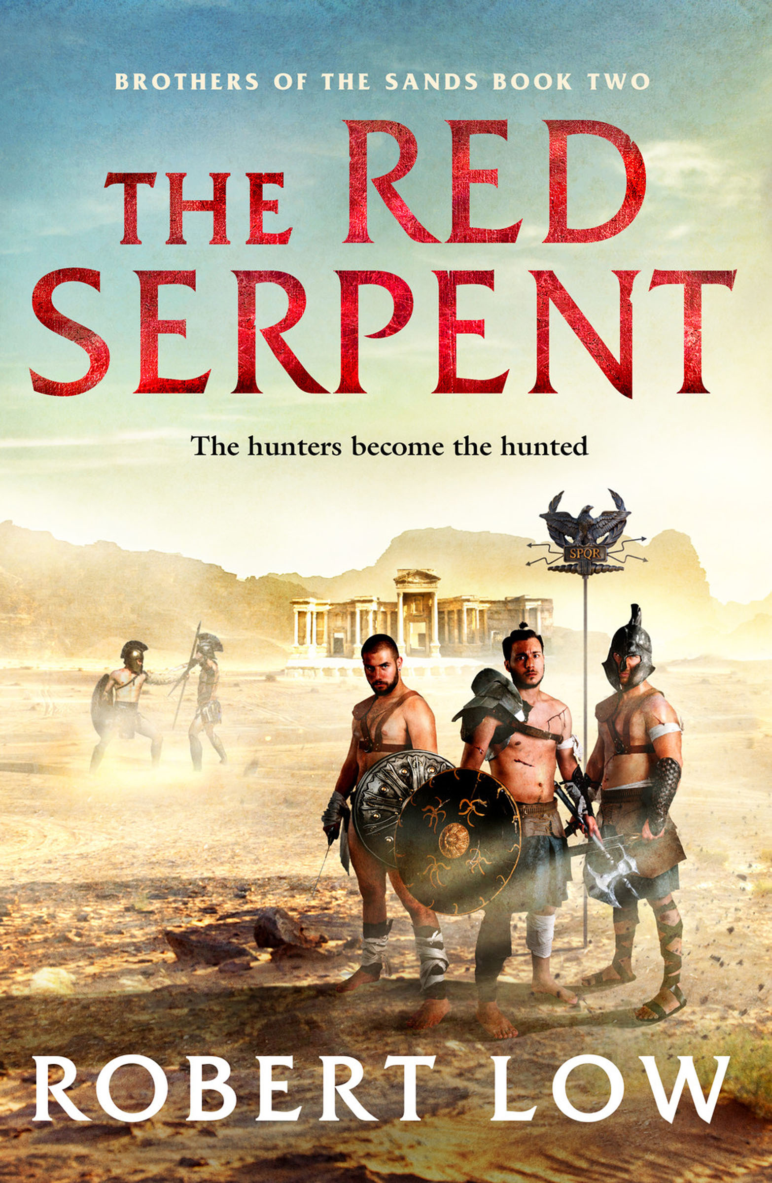 This image is the cover for the book Red Serpent, Brothers Of The Sands