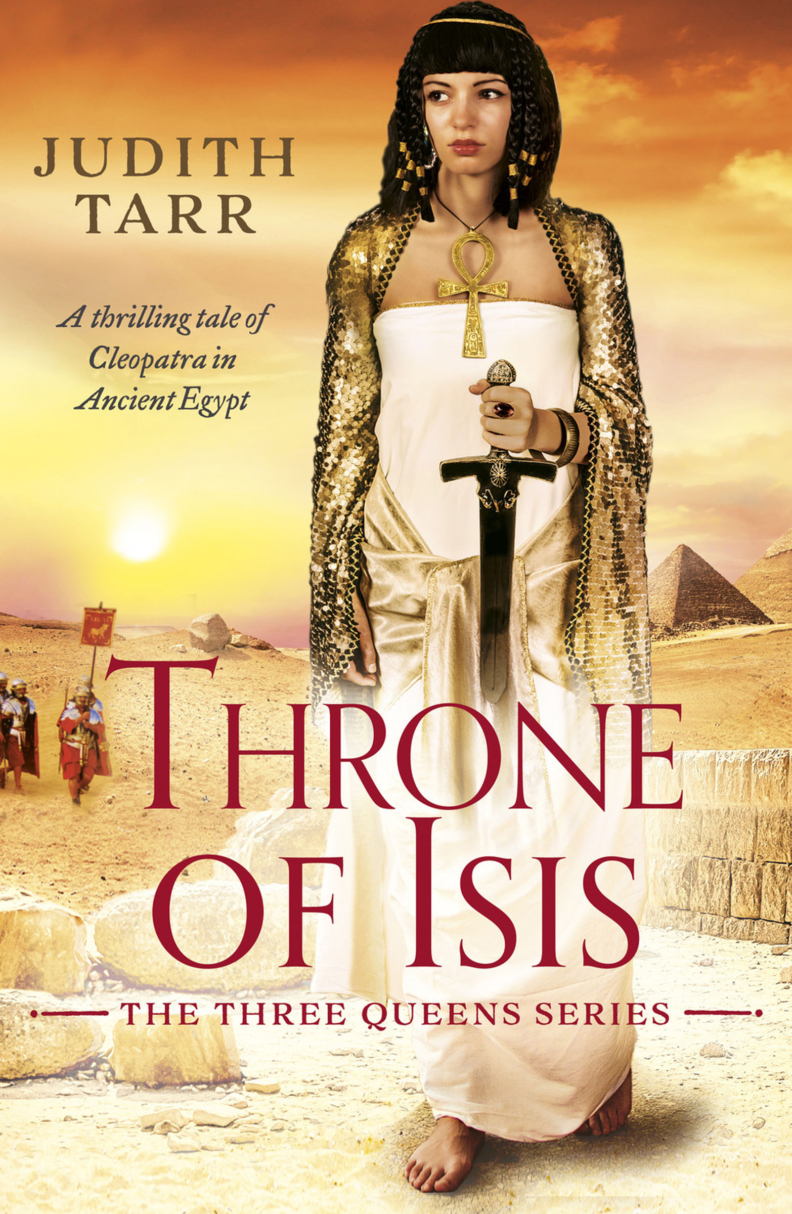 This image is the cover for the book Throne of Isis, The Three Queens