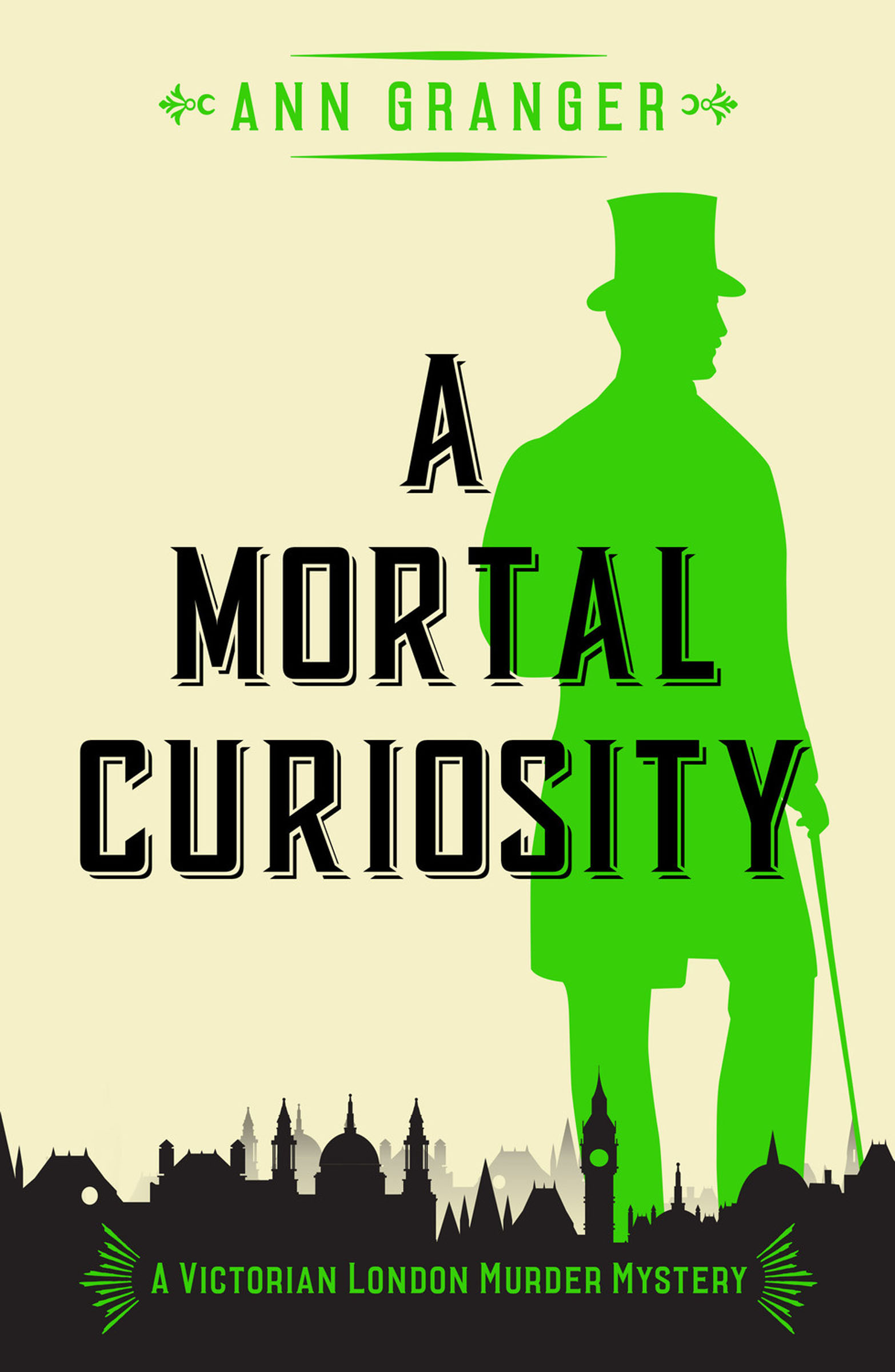 This image is the cover for the book Mortal Curiosity, The Inspector Ben Ross Mysteries